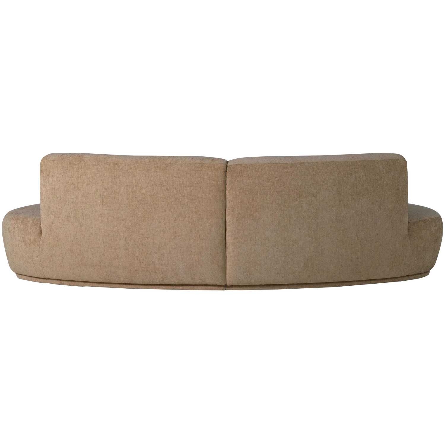 Sofa półokrągła 4-osobowa BATAVIER jasnobrązowy - Image 3