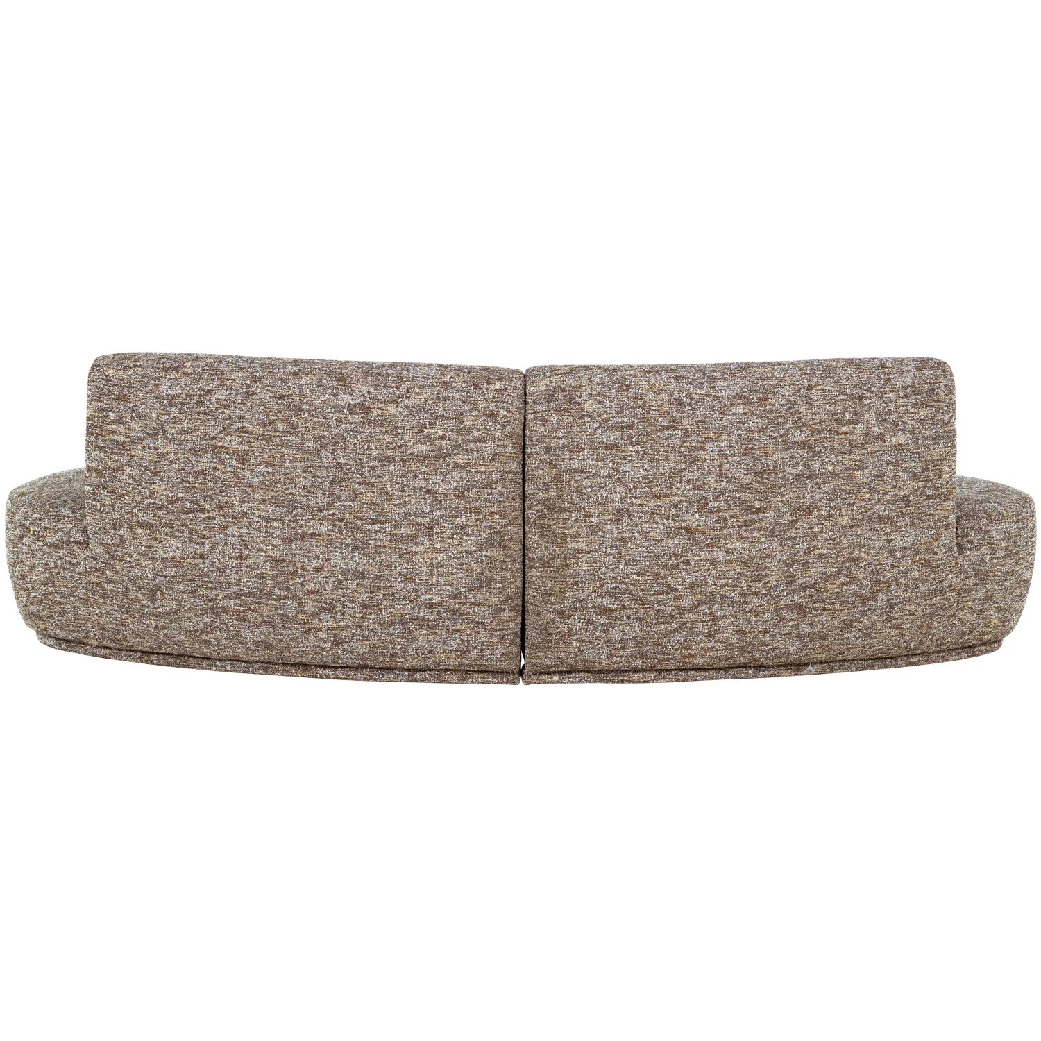 Sofa półokrągła 4-osobowa BATAVIER jasnobrązowy melanż - Image 3