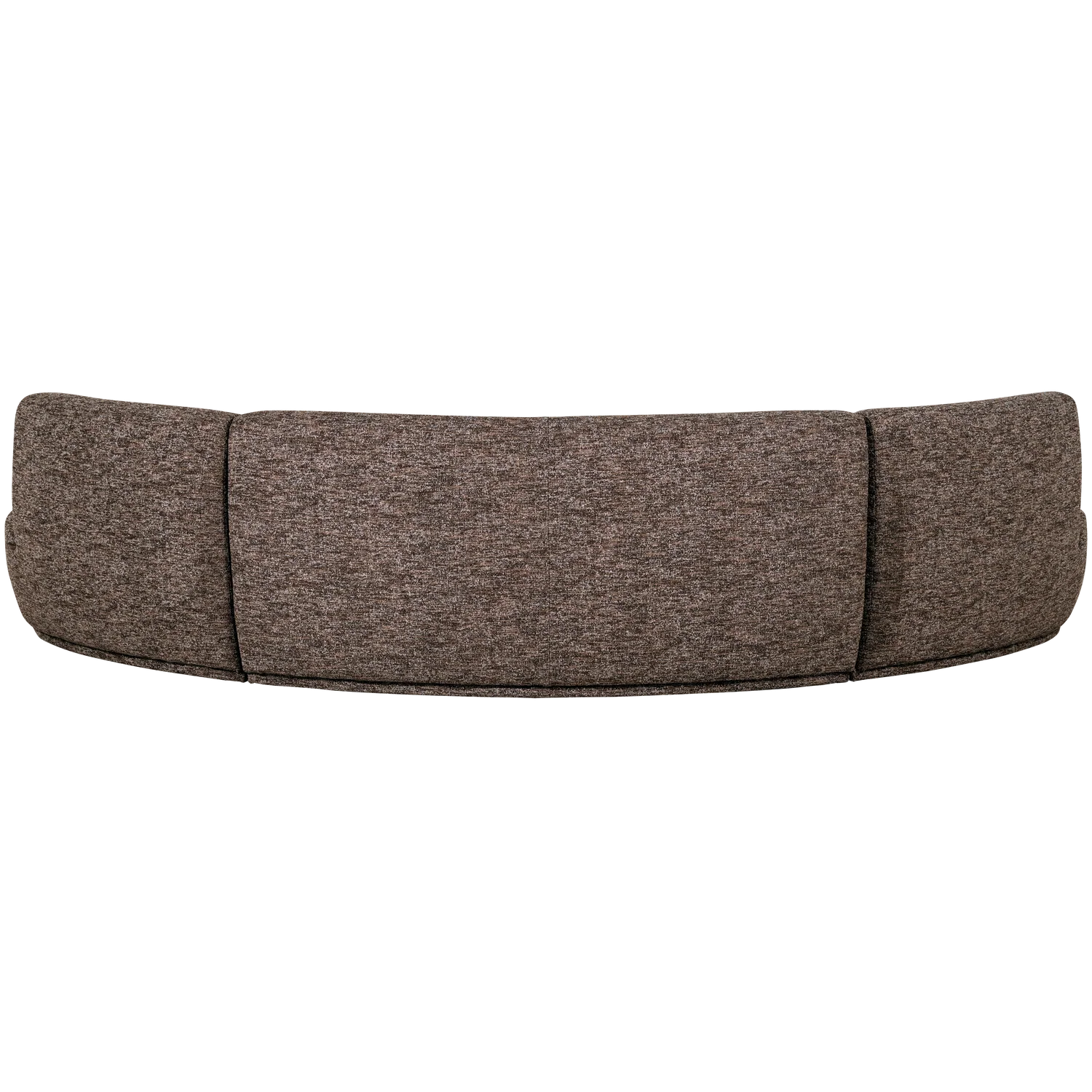 Sofa półokrągła 6-osobowa BATAVIER brązowy melanż - Image 4