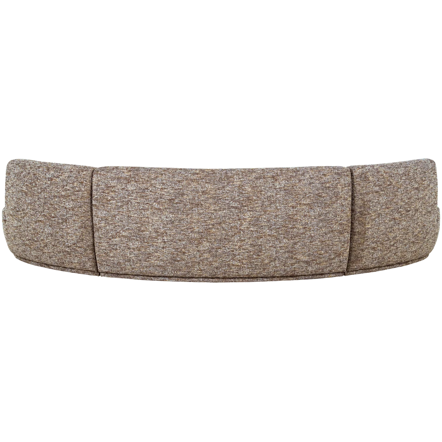 Sofa półokrągła 6-osobowa BATAVIER jasnobrązowy melanż - Image 3
