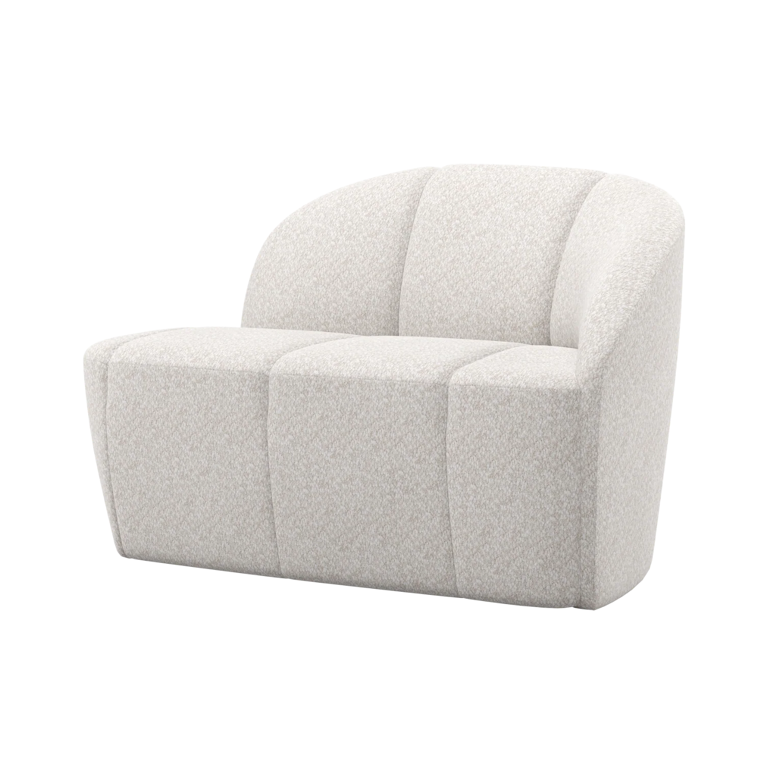 Sofa prawostronna 2-osobowa MOJO ecru baranek