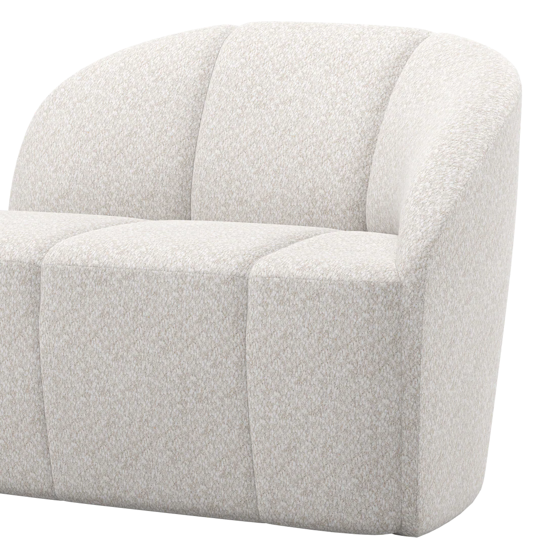 Sofa prawostronna 2-osobowa MOJO ecru baranek - Image 2