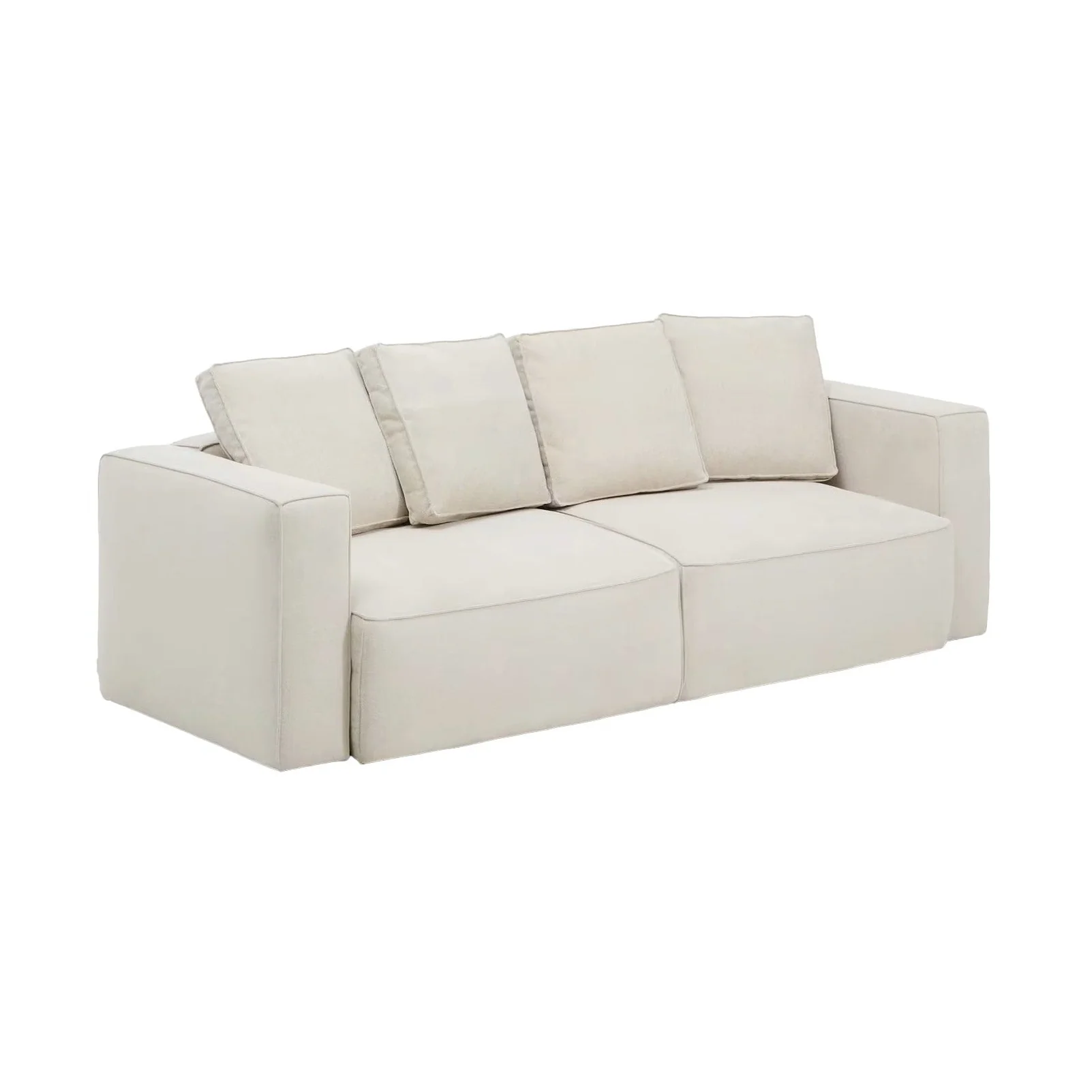 Sofa 3-osobowa z funkcją spania MARELA beżowy
