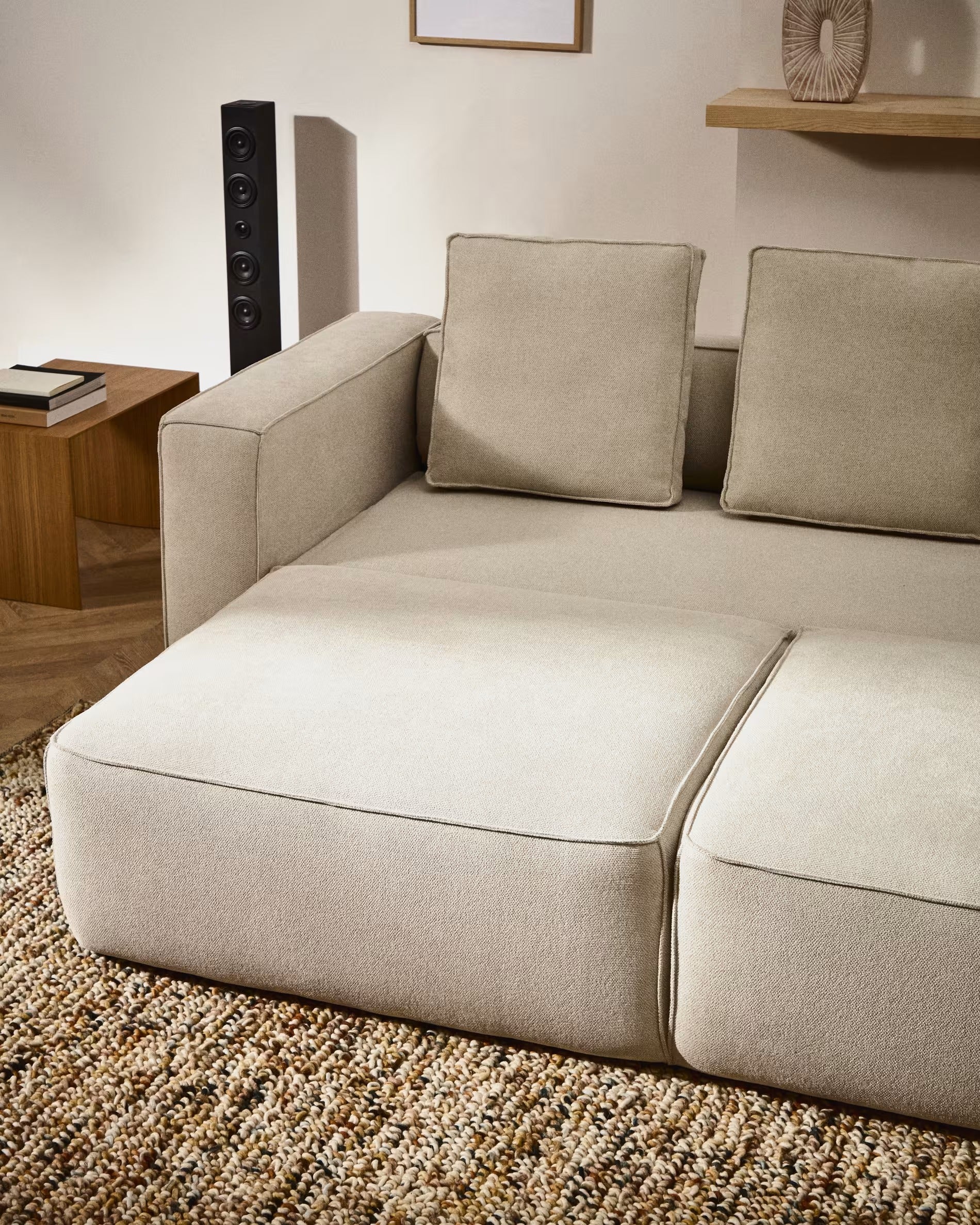 Sofa 3-osobowa z funkcją spania MARELA beżowy - Image 2