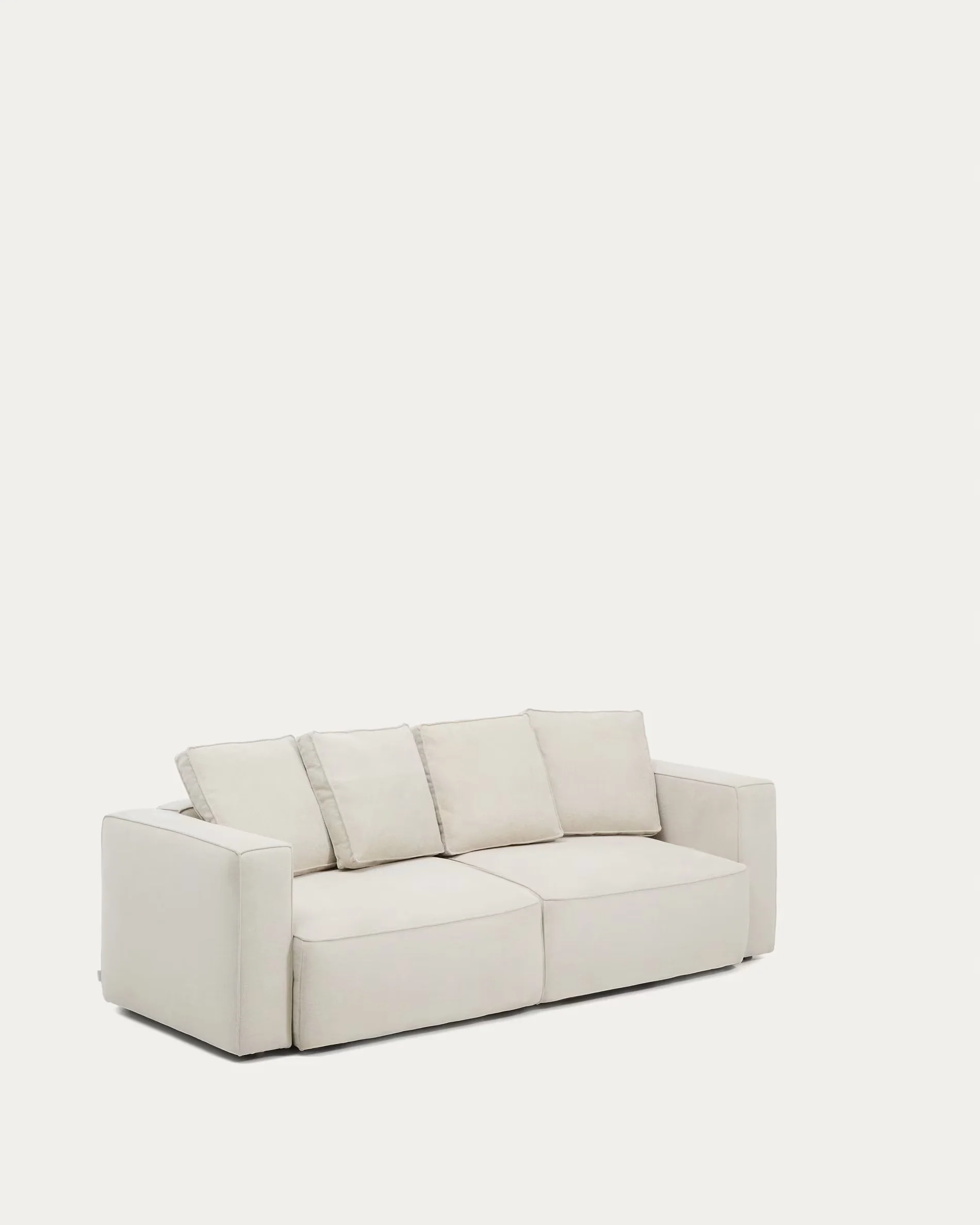 Sofa 3-osobowa z funkcją spania MARELA beżowy - Image 8