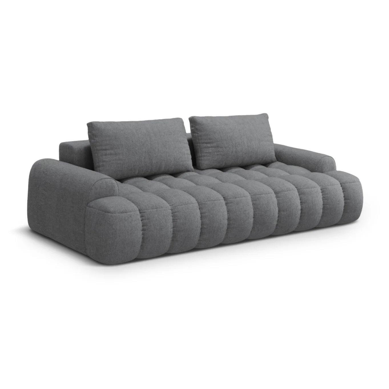 Sofa z funkcją spania 4-osobowa LINZ szary