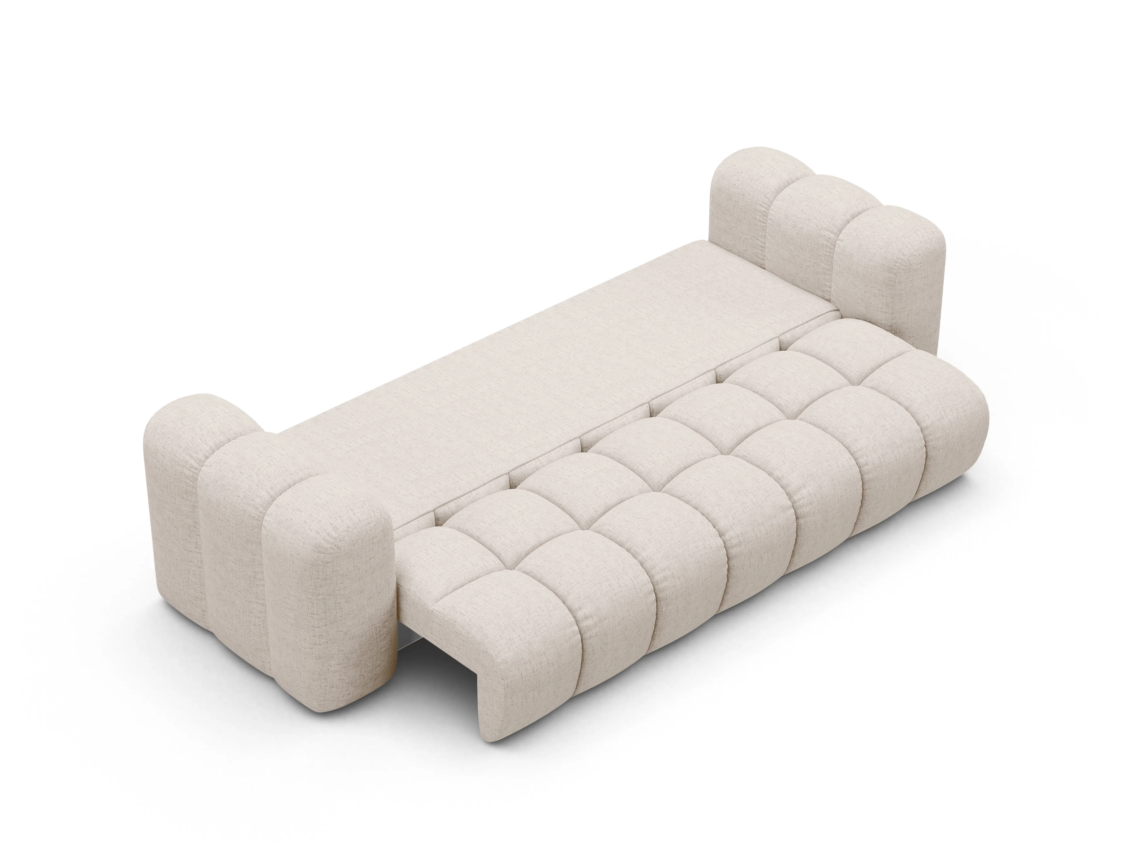 Sofa z funkcją spania ASTRO beżowy szenil - Image 3