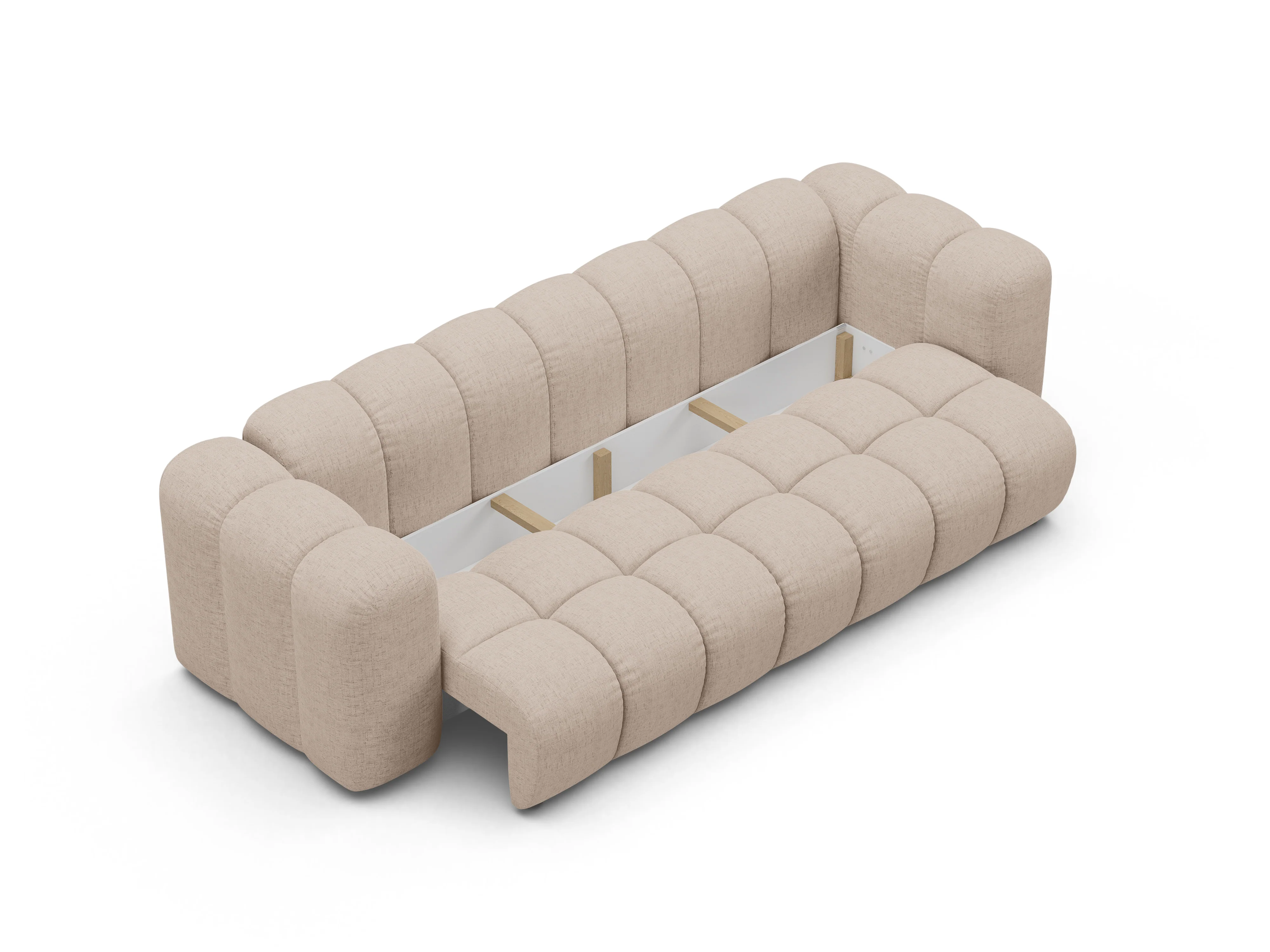 Sofa z funkcją spania ASTRO cappuccino szenil - Image 4