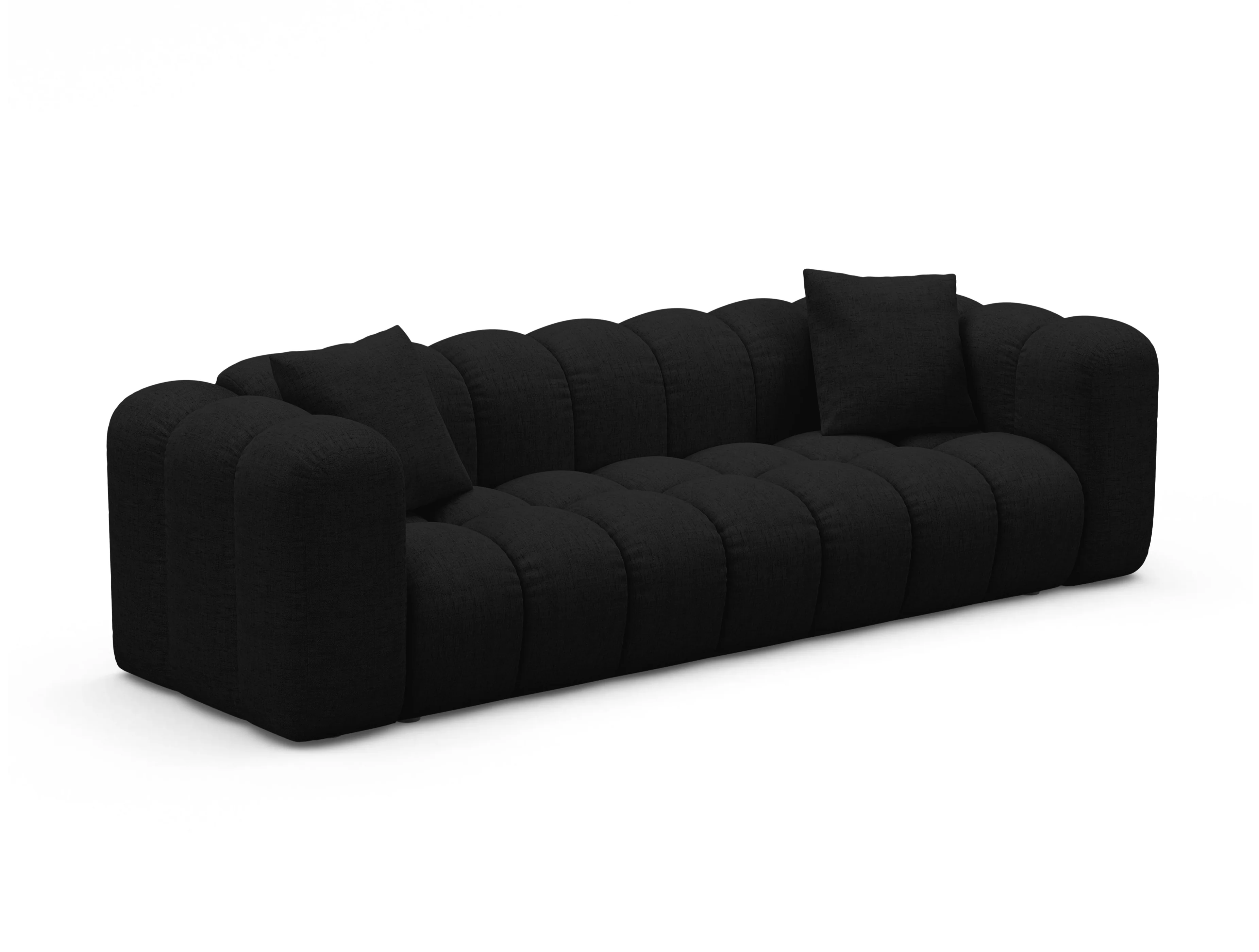 Sofa z funkcją spania ASTRO czarny szenil