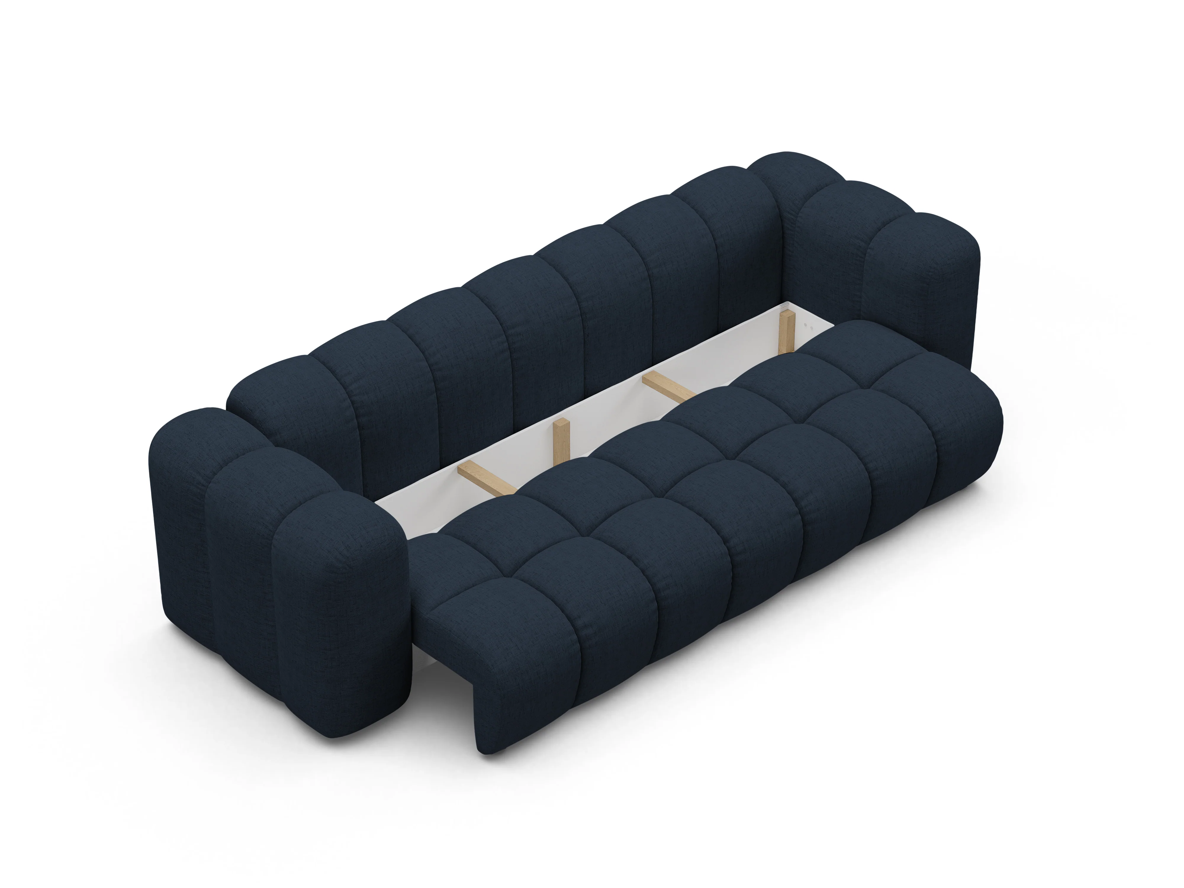 Sofa z funkcją spania ASTRO królewski granatowy szenil - Image 4