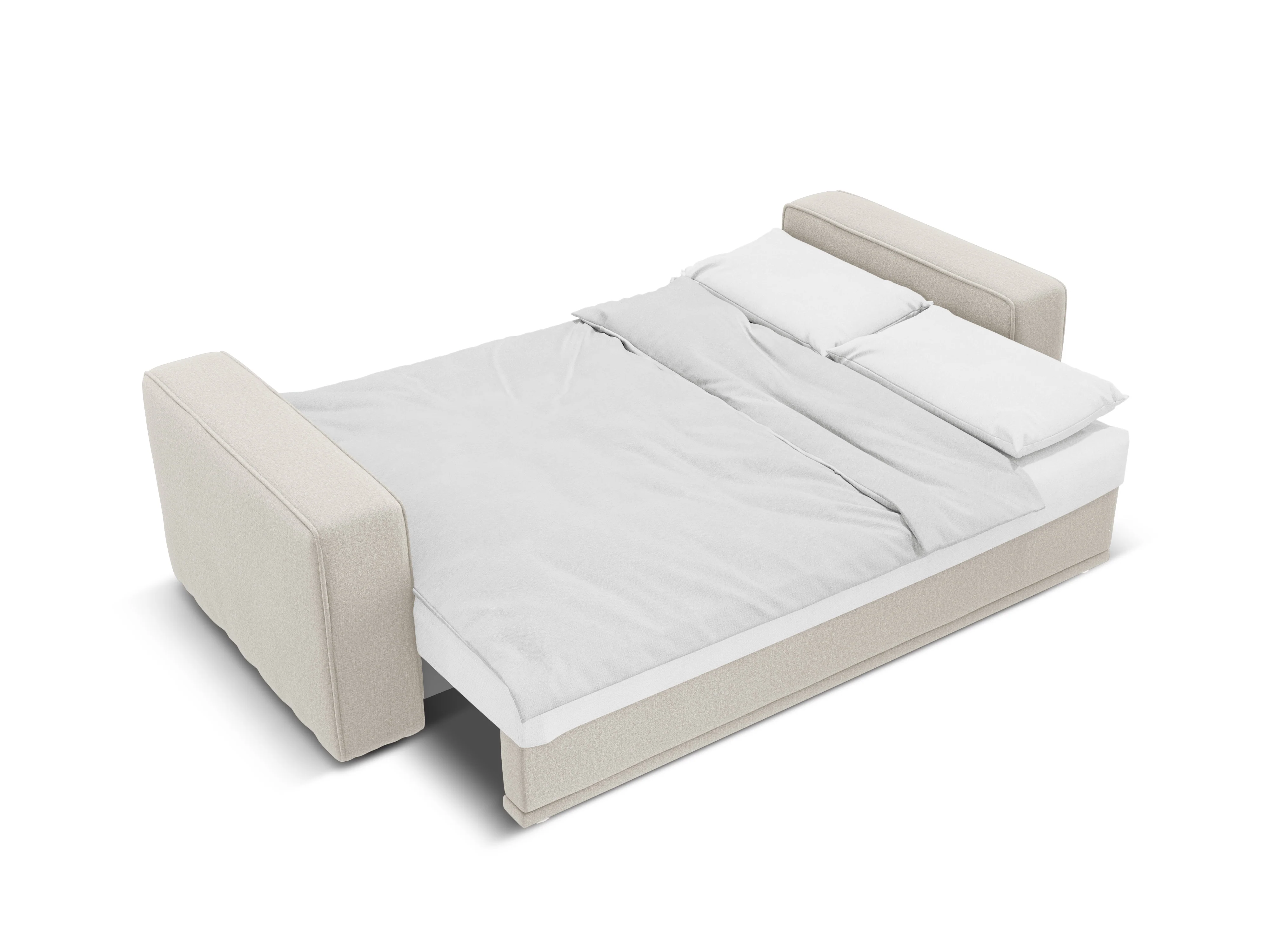 Sofa z funkcją spania RIBES beżowy szenil - Image 5