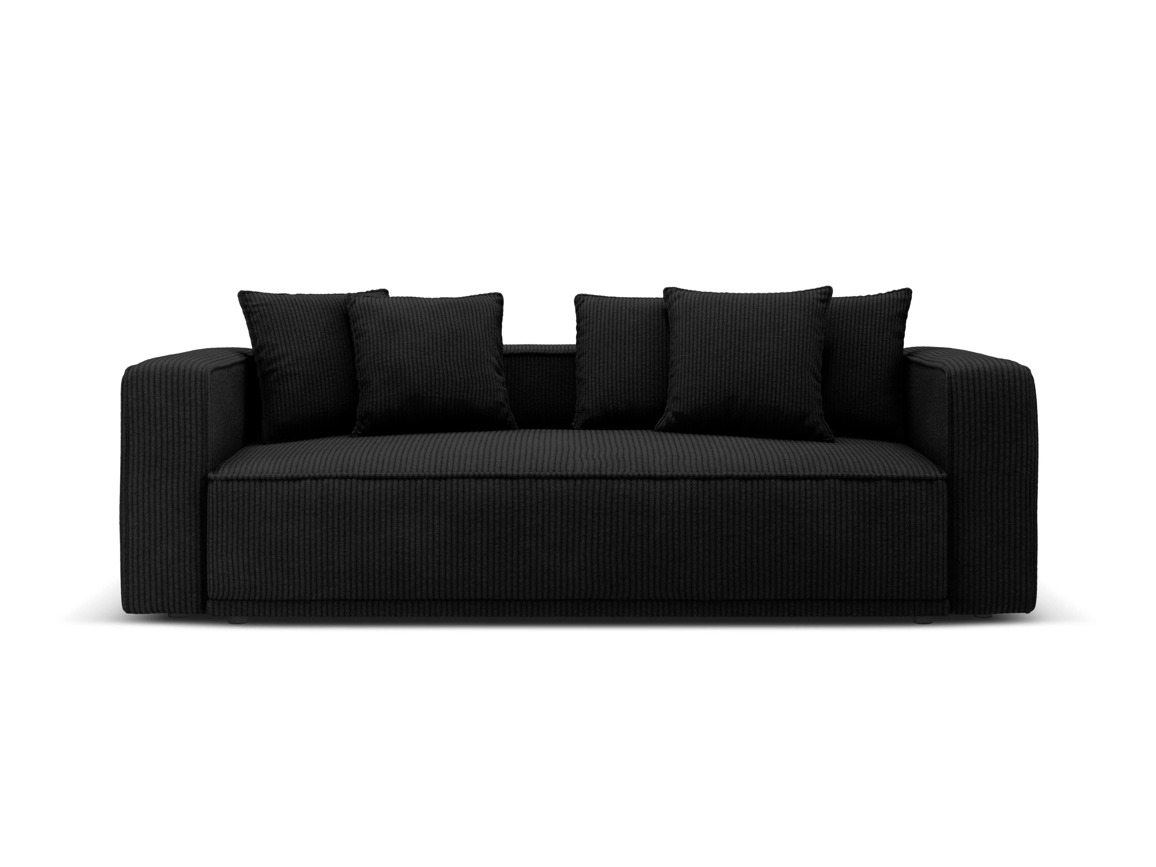 Sofa z funkcją spania RIBES czarny sztruks - Image 3