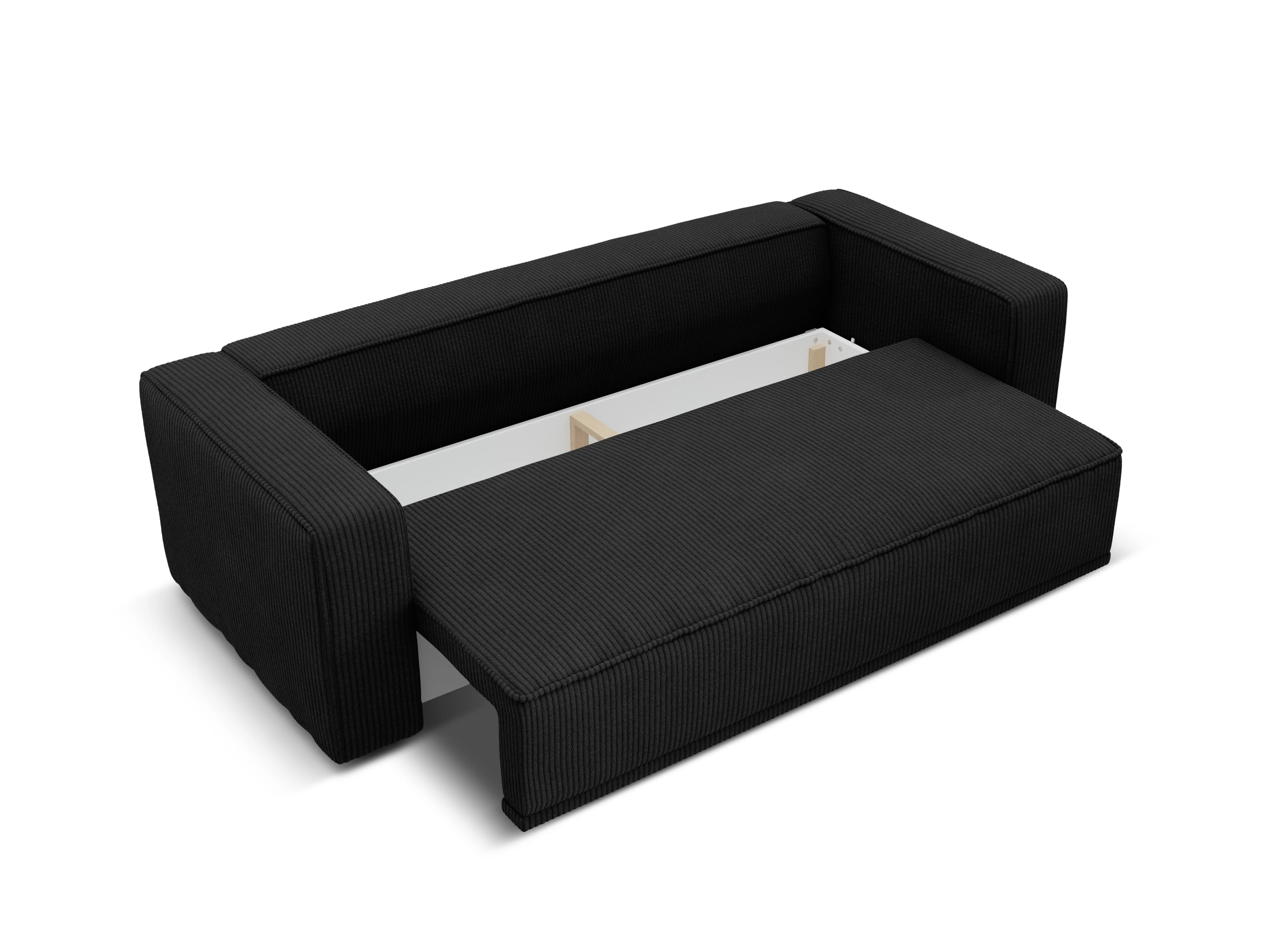 Sofa z funkcją spania RIBES czarny sztruks - Image 6