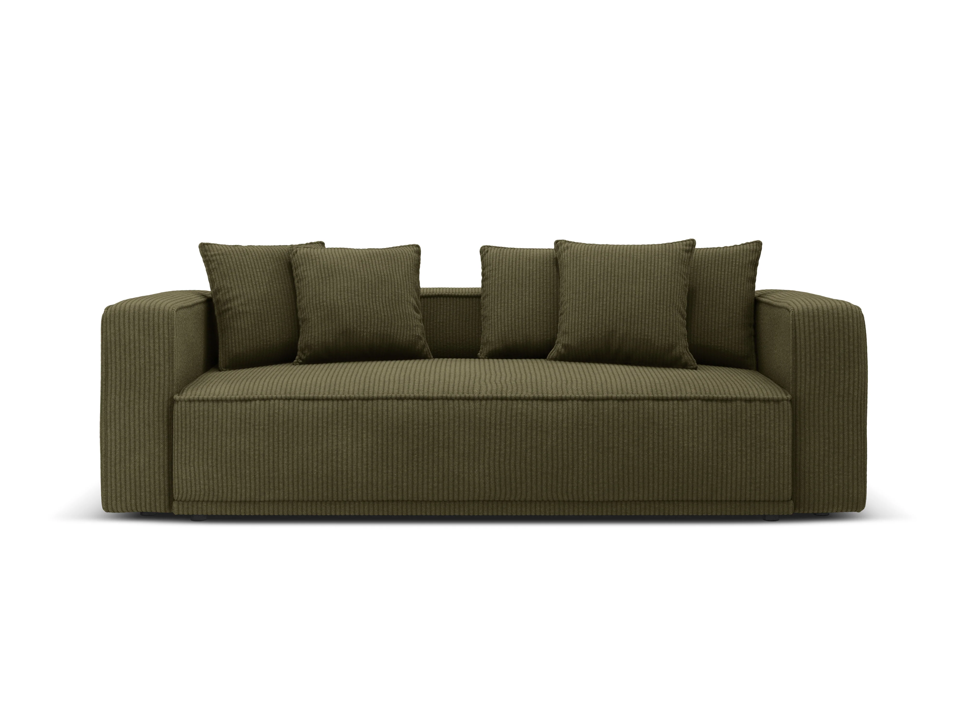 Sofa z funkcją spania RIBES zielony sztruks - Image 3