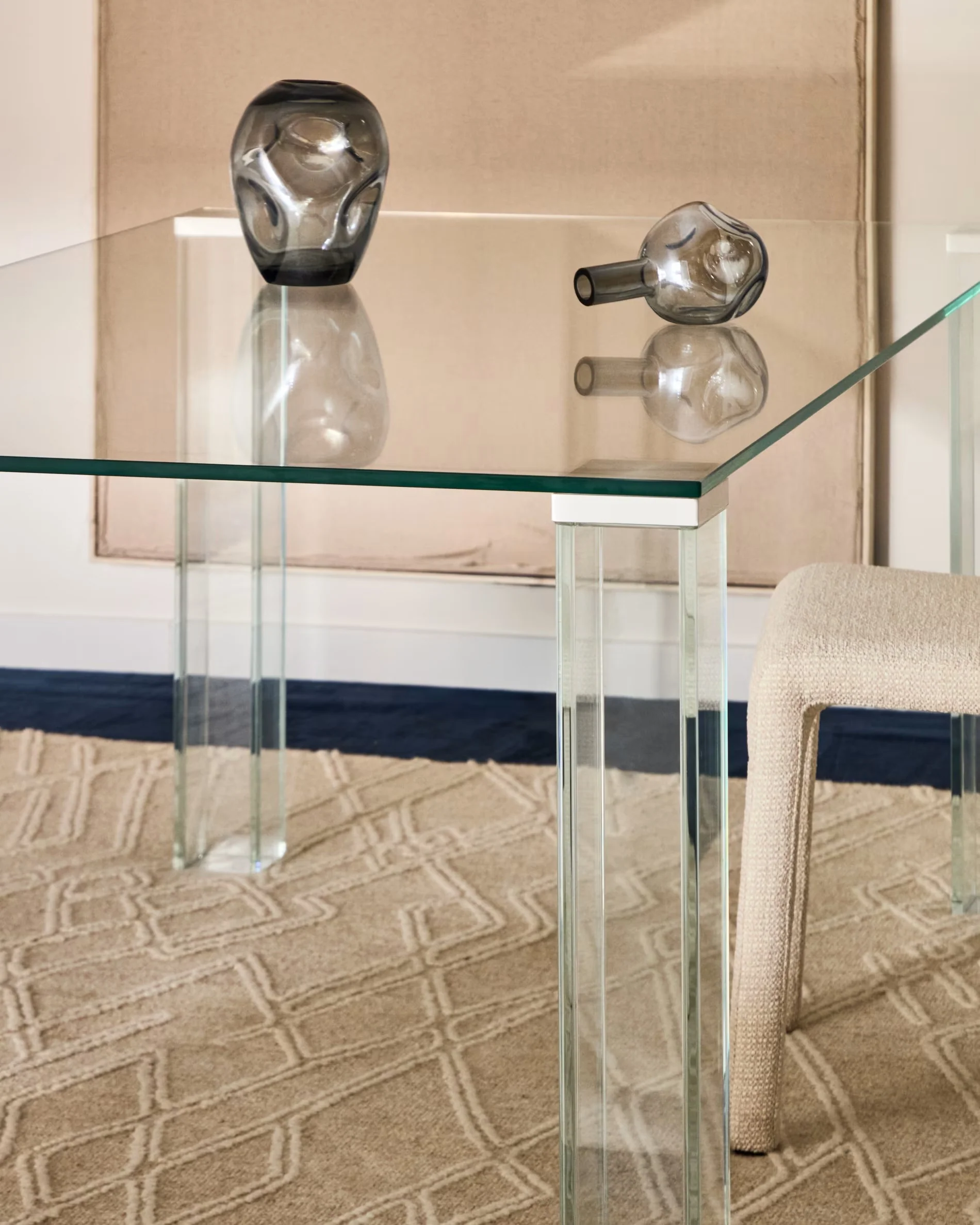Stół ADULARIA transparentne szkło hartowane - Image 5