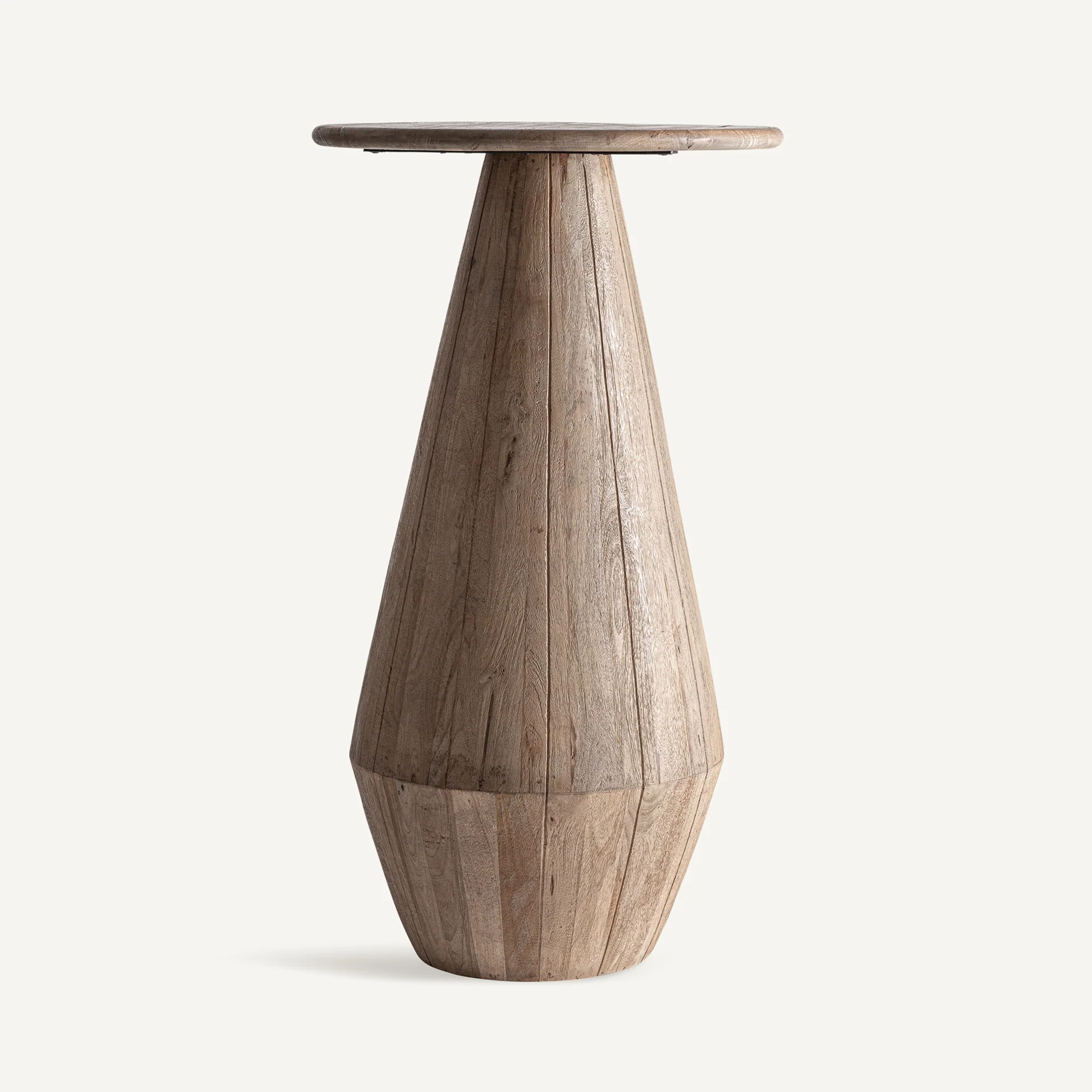Stół barowy okrągły JACQUARD drewno mango - Image 3