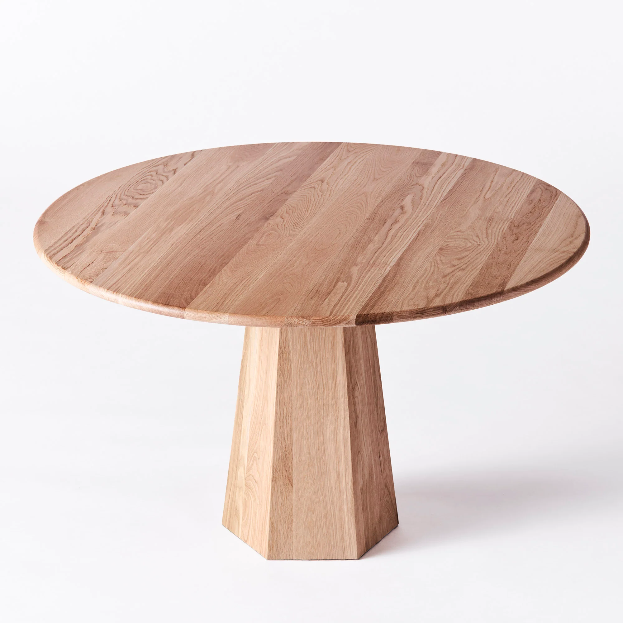 Stół okrągły HEXAGON drewno dębowe - Image 5