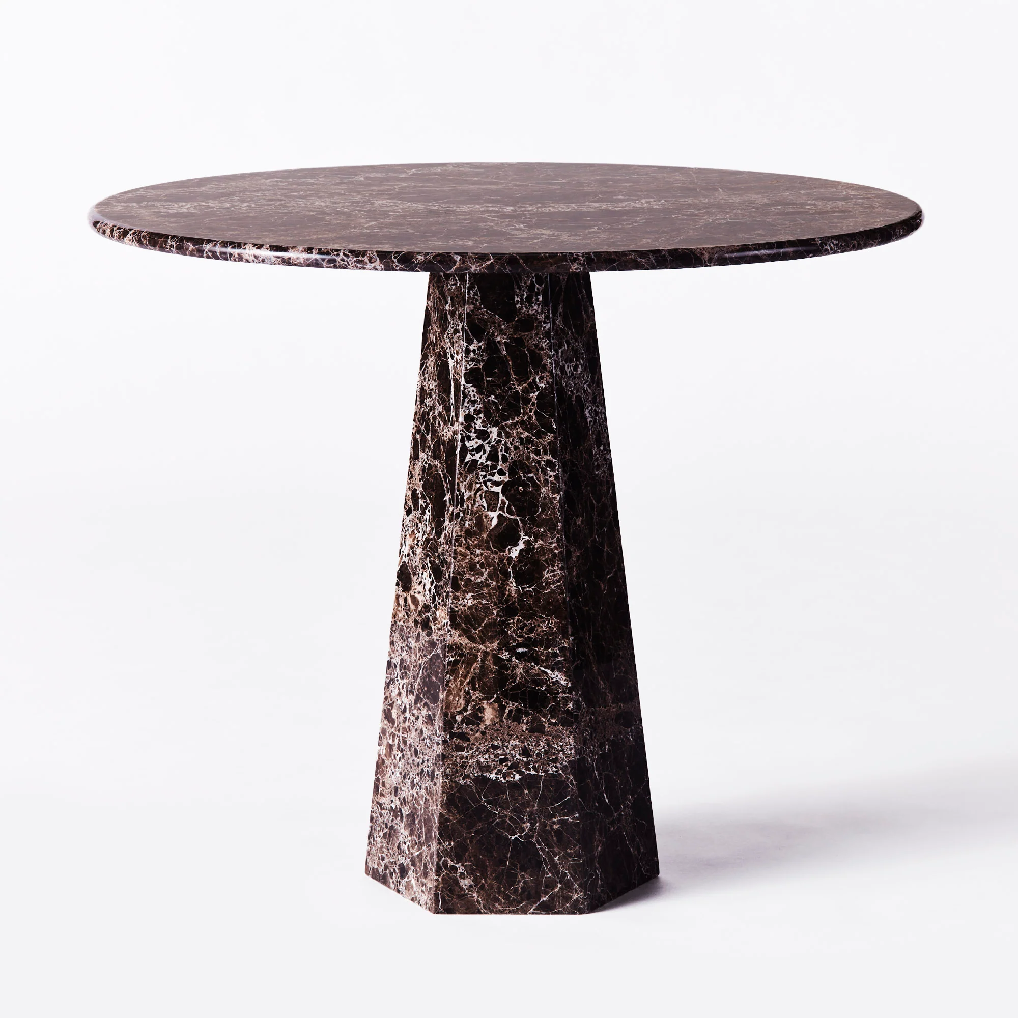 Stół okrągły HEXAGON marmur Emperador - Image 5