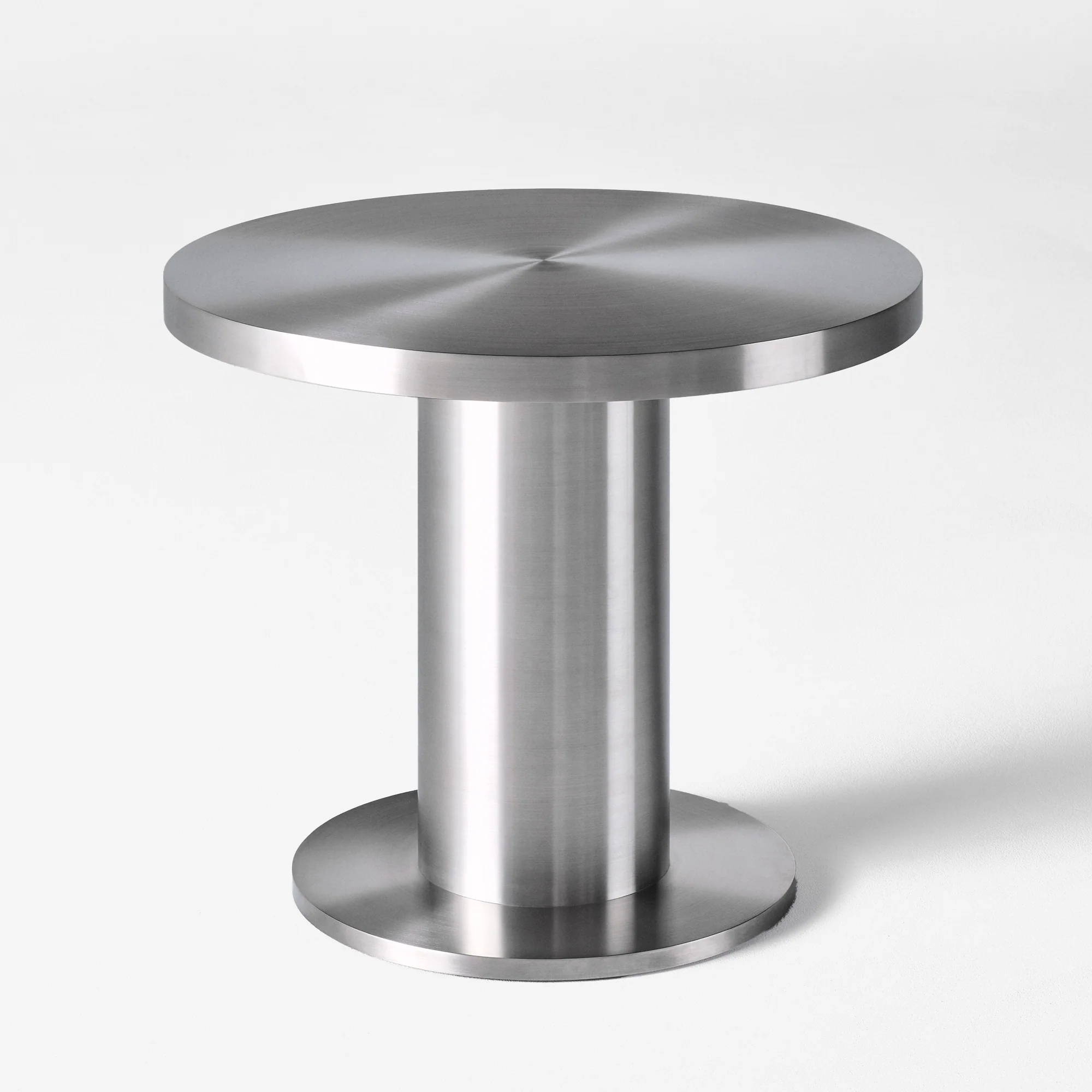 Stół okrągły CUFFLINK stal polerowana - Image 3