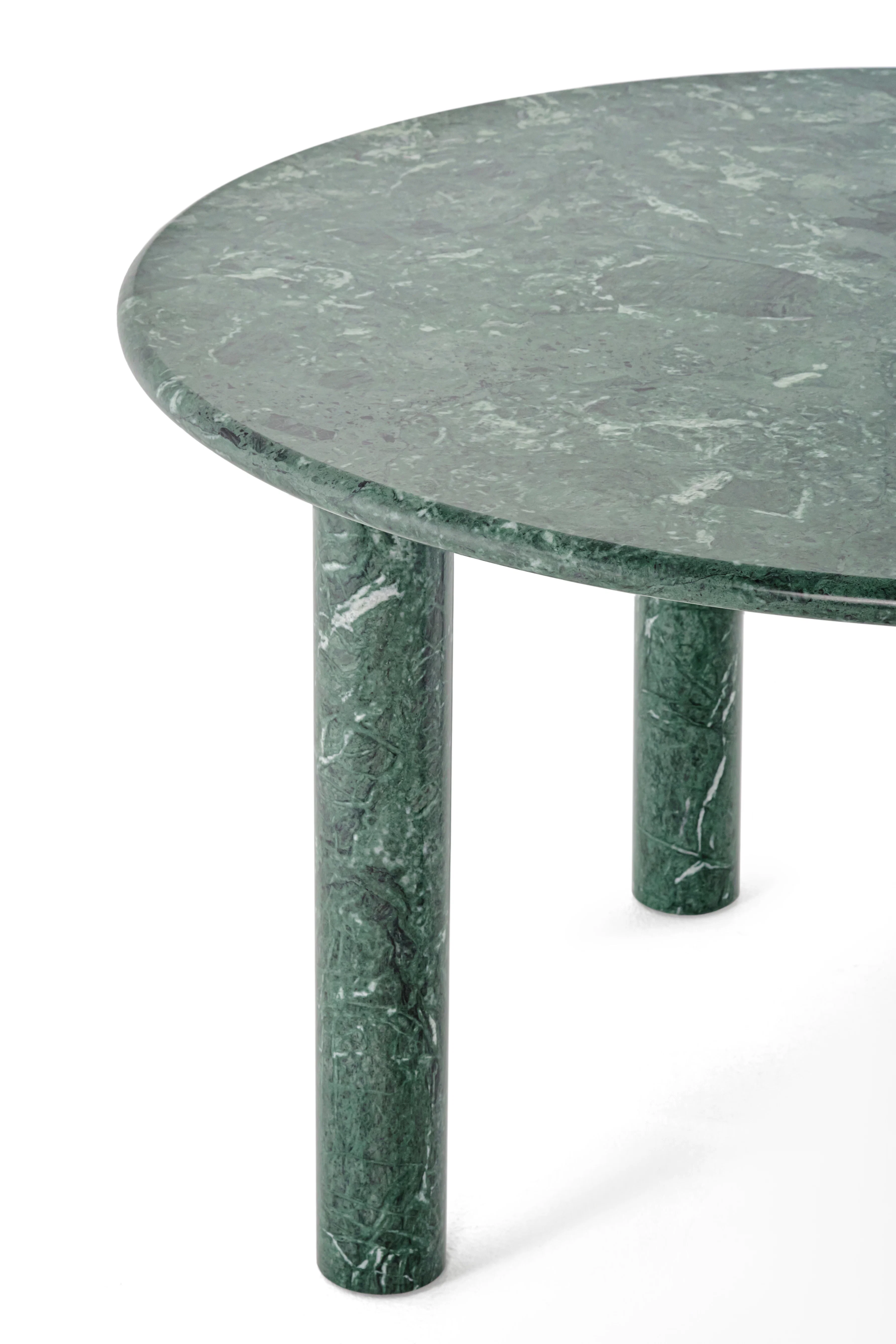 Stół okrągły PAUL - LIMITED EDITION zielony marmur - Image 9