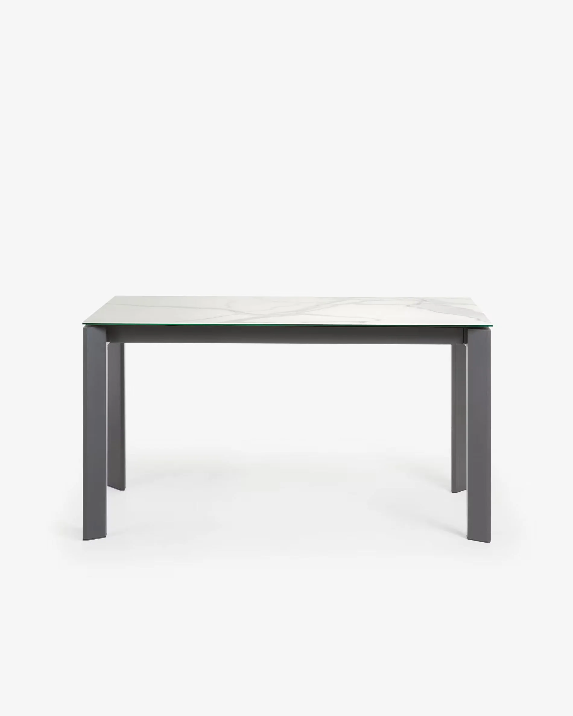 Stół rozkładany AXIS porcelanowy z szarą podstawą - Image 8