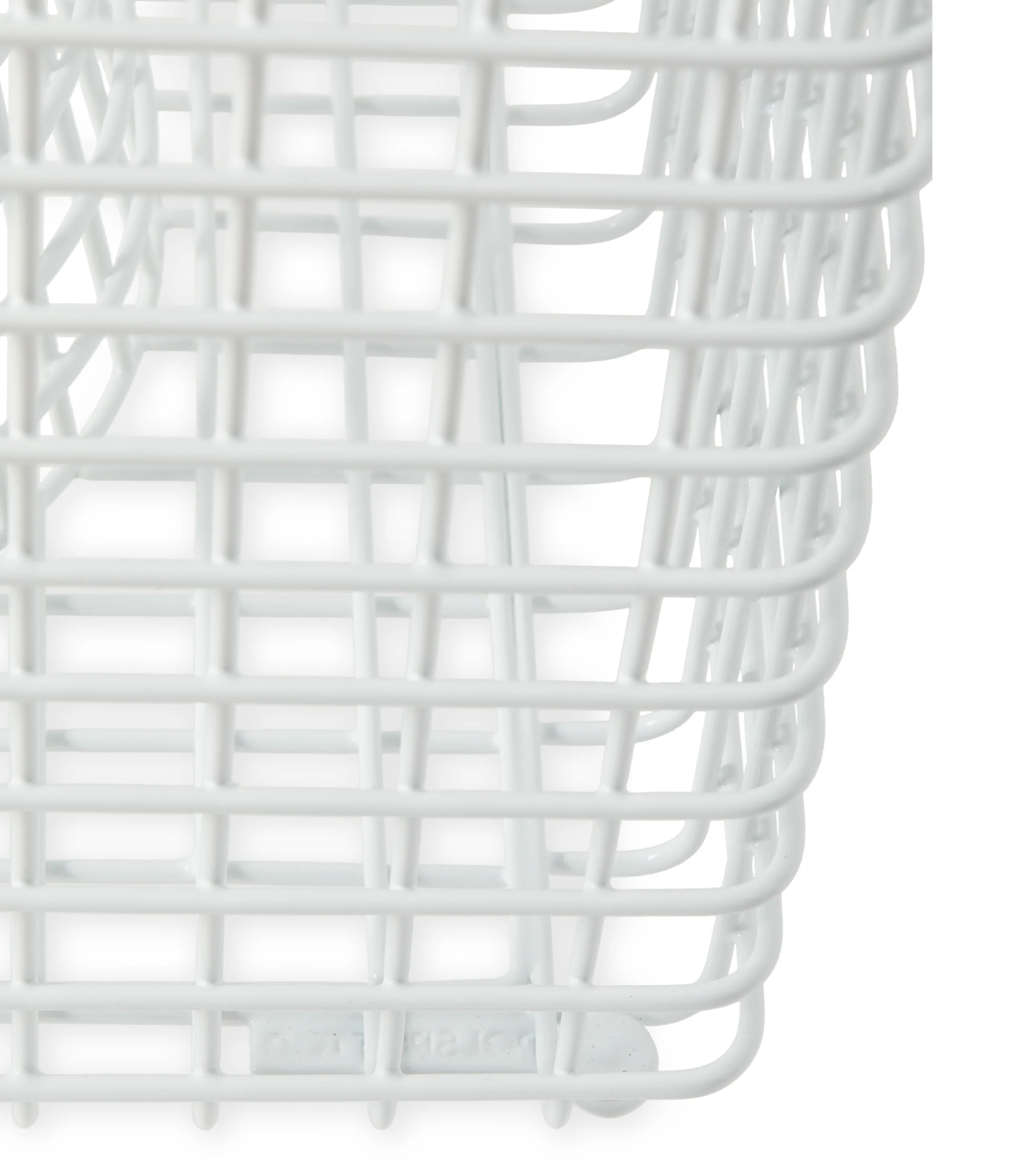 Stołek dekoracyjny ZIG ZAG WIRE biały - Image 3