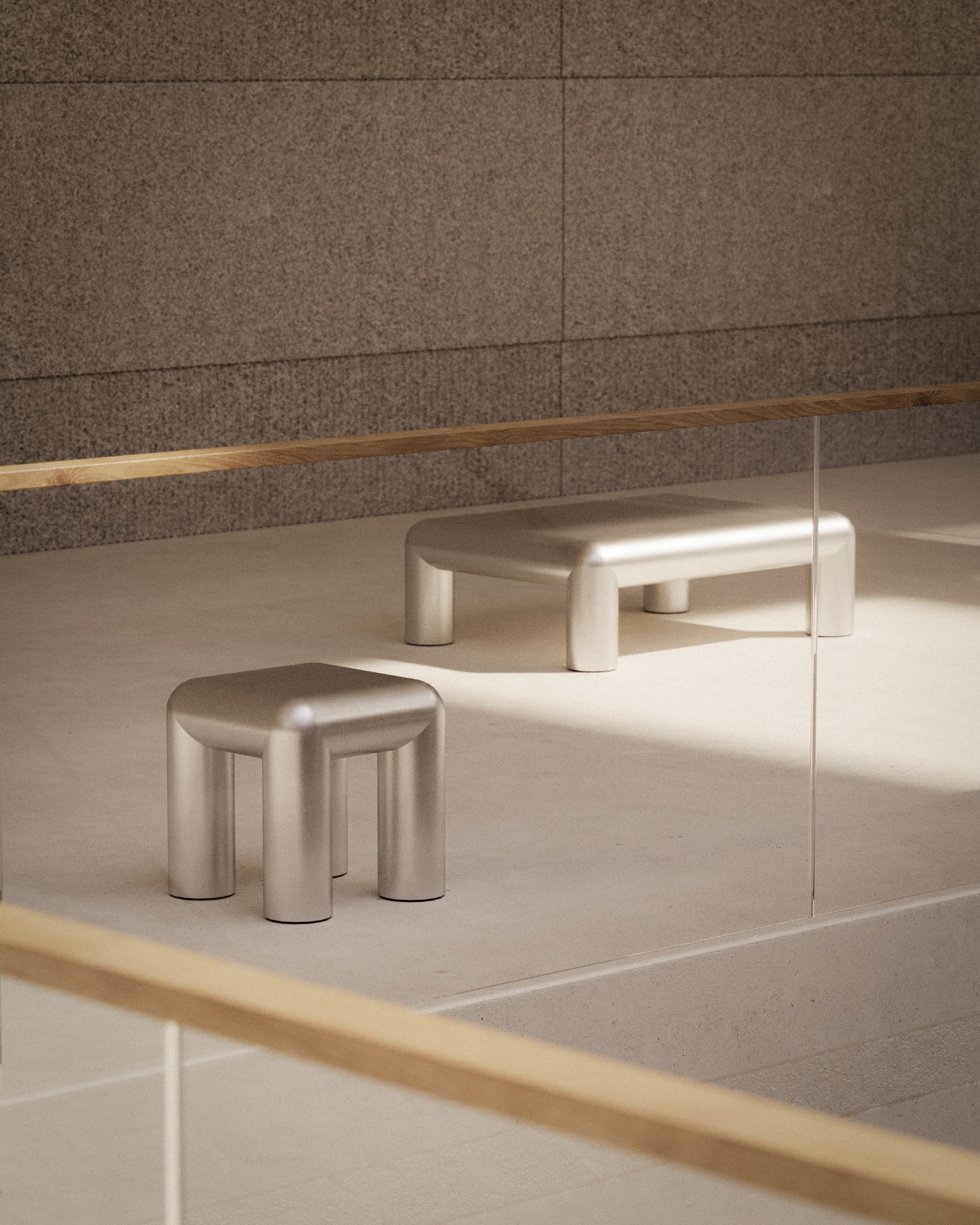 Stolik boczny CUBIO aluminium - Image 13
