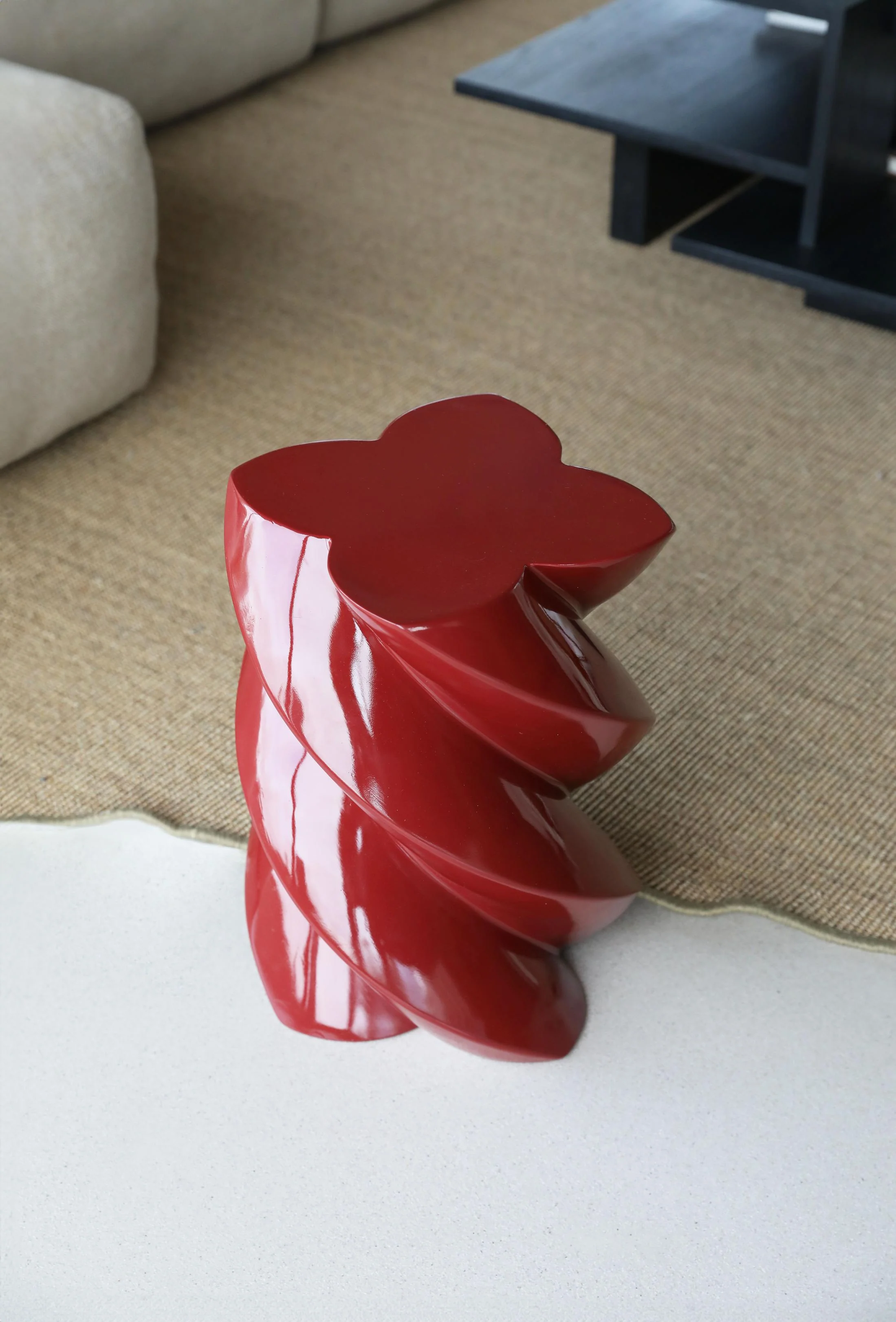 Stolik boczny MARSHMALLOW burgundowy - Image 3