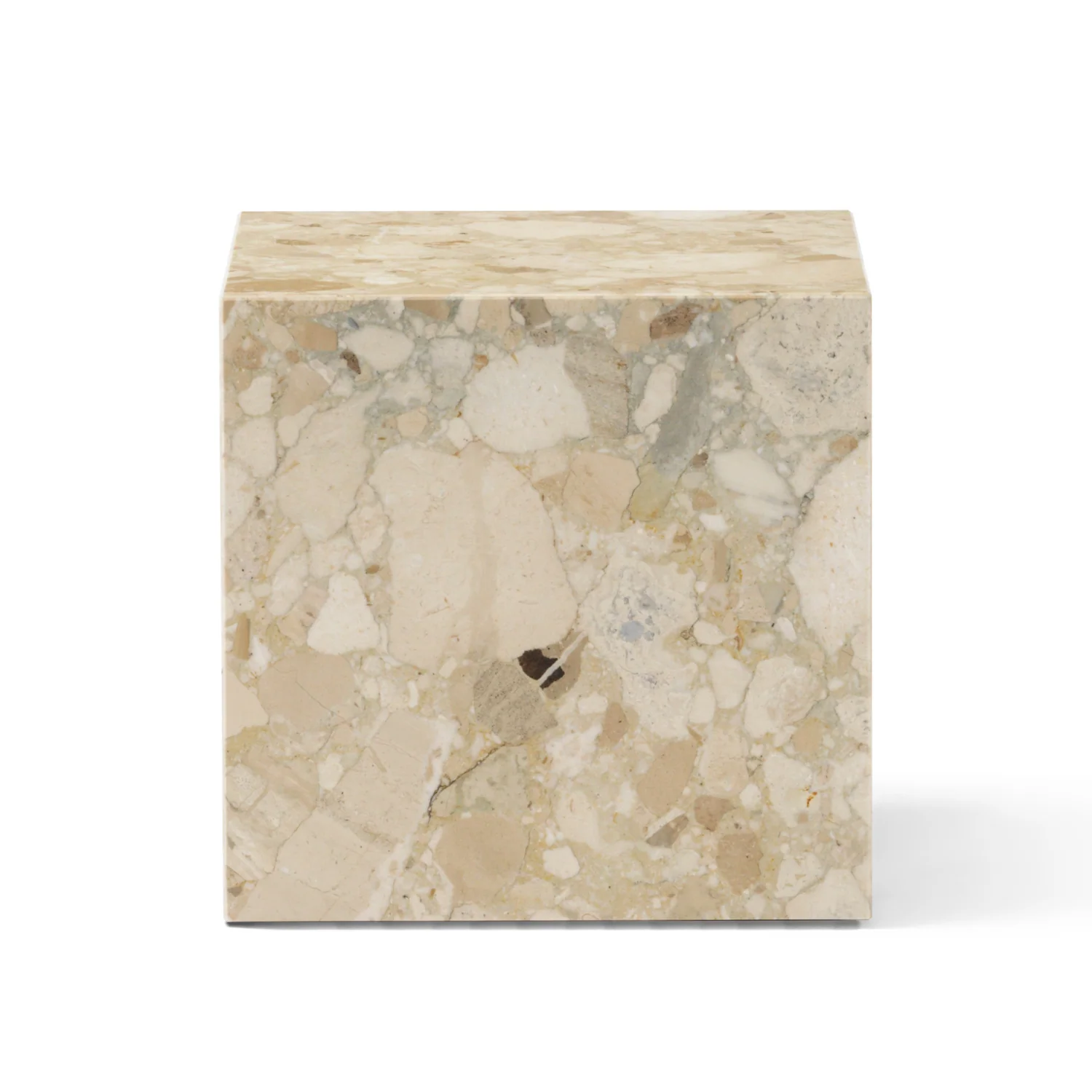 Stolik boczny PLINTH CUBIC piaskowy kamień - Image 3