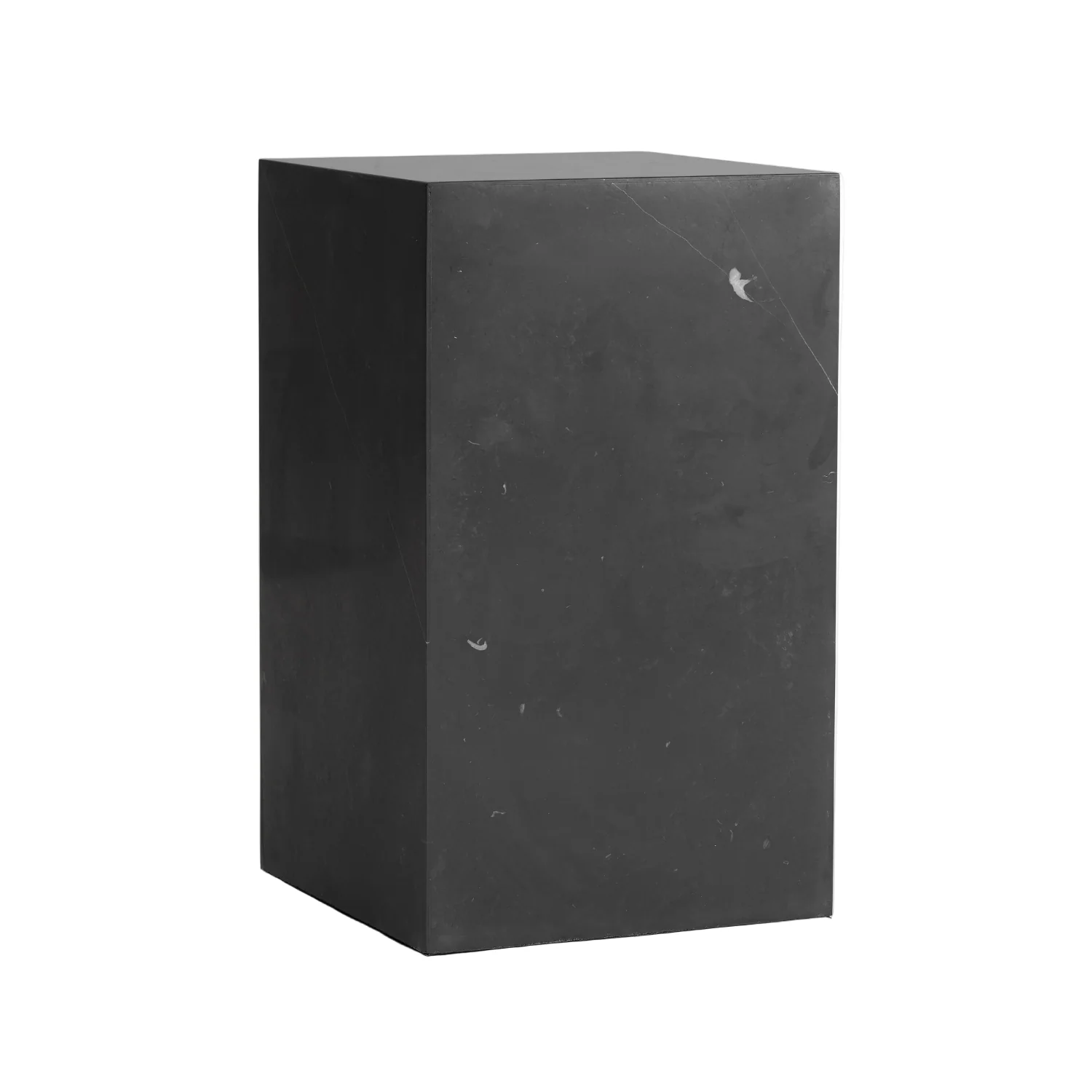 Stolik boczny PLINTH grafitowy marmur