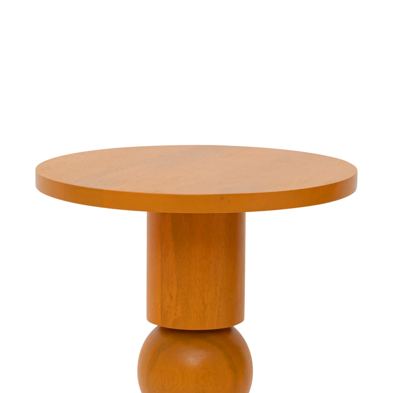 Stolik boczny TEKO pomarańczowe drewno mango - Image 3