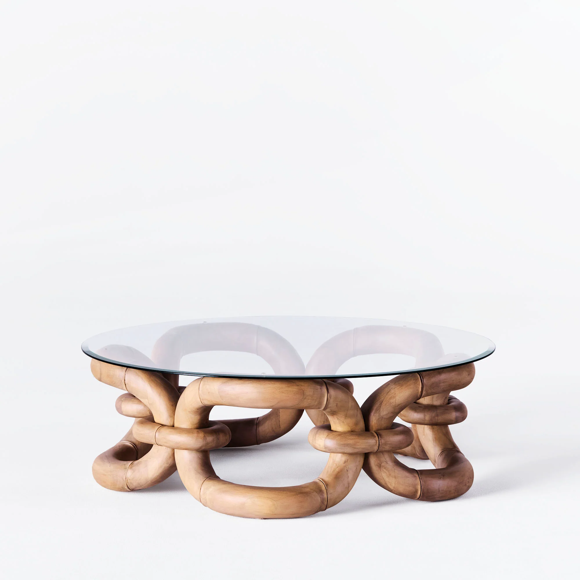 Stolik kawowy BAMBOO BRACELET drewno bukowe - Image 5