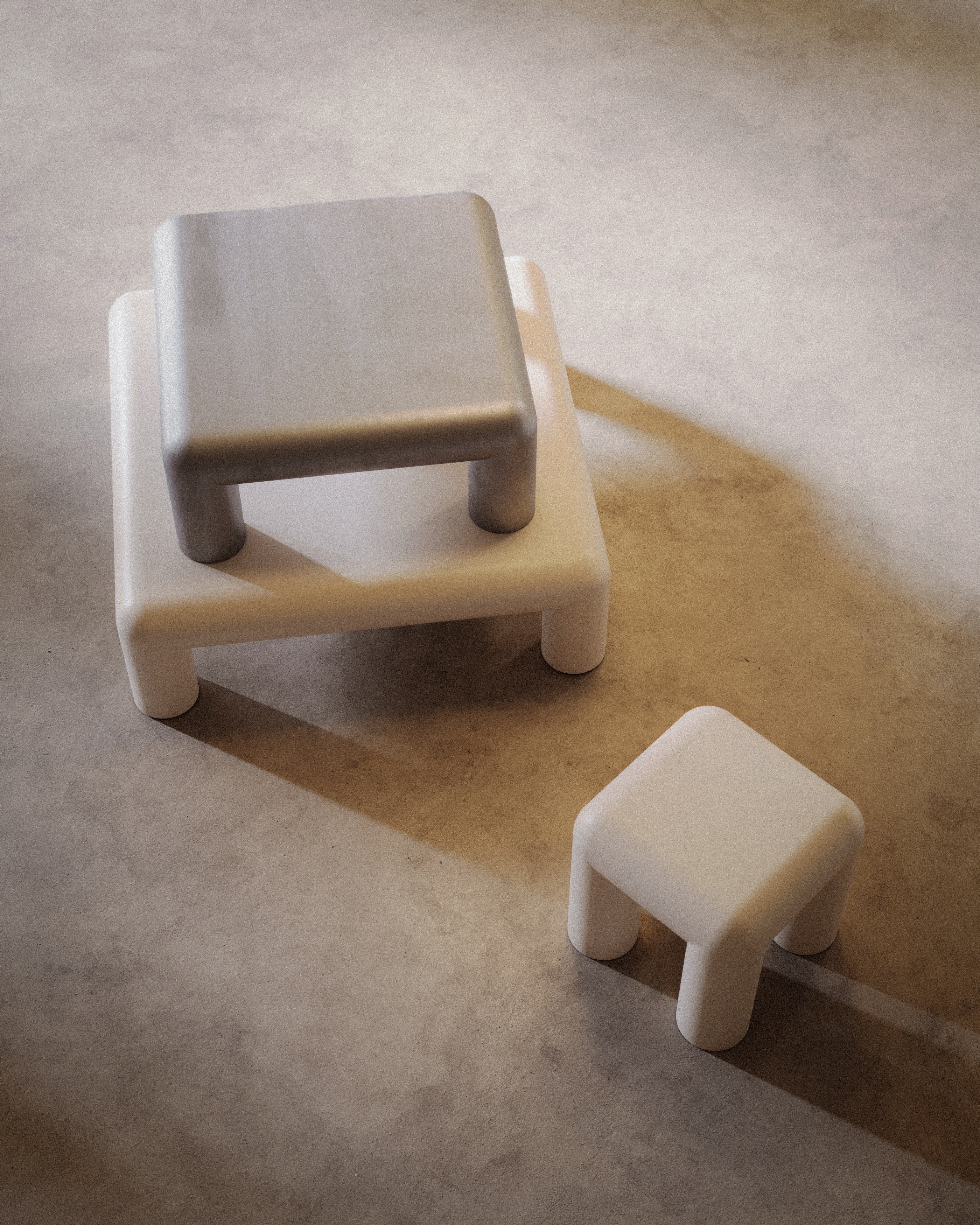Stolik kawowy CUBIO aluminium - Image 6