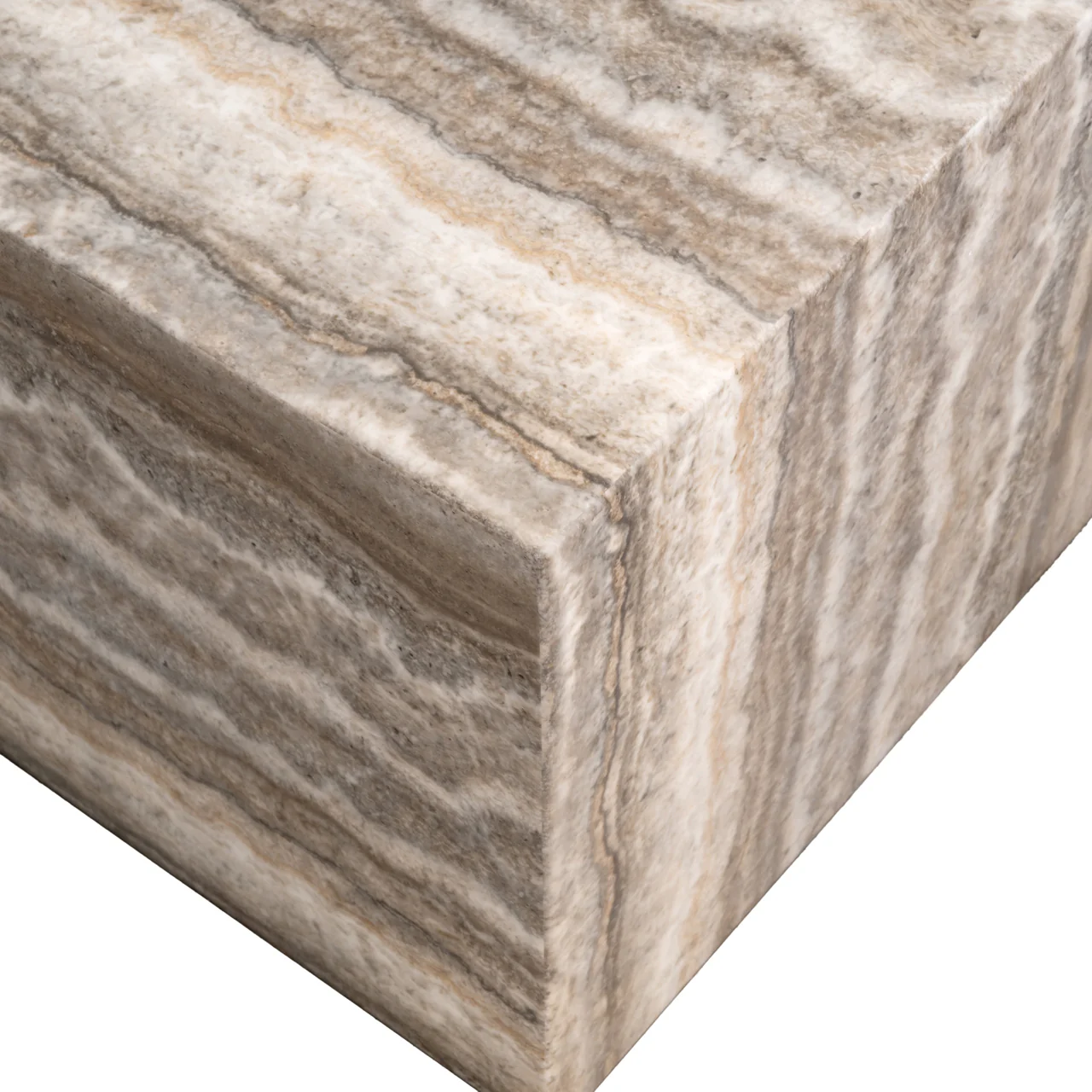 Stolik kawowy DULCE szaro-beżowy marmur - Image 7
