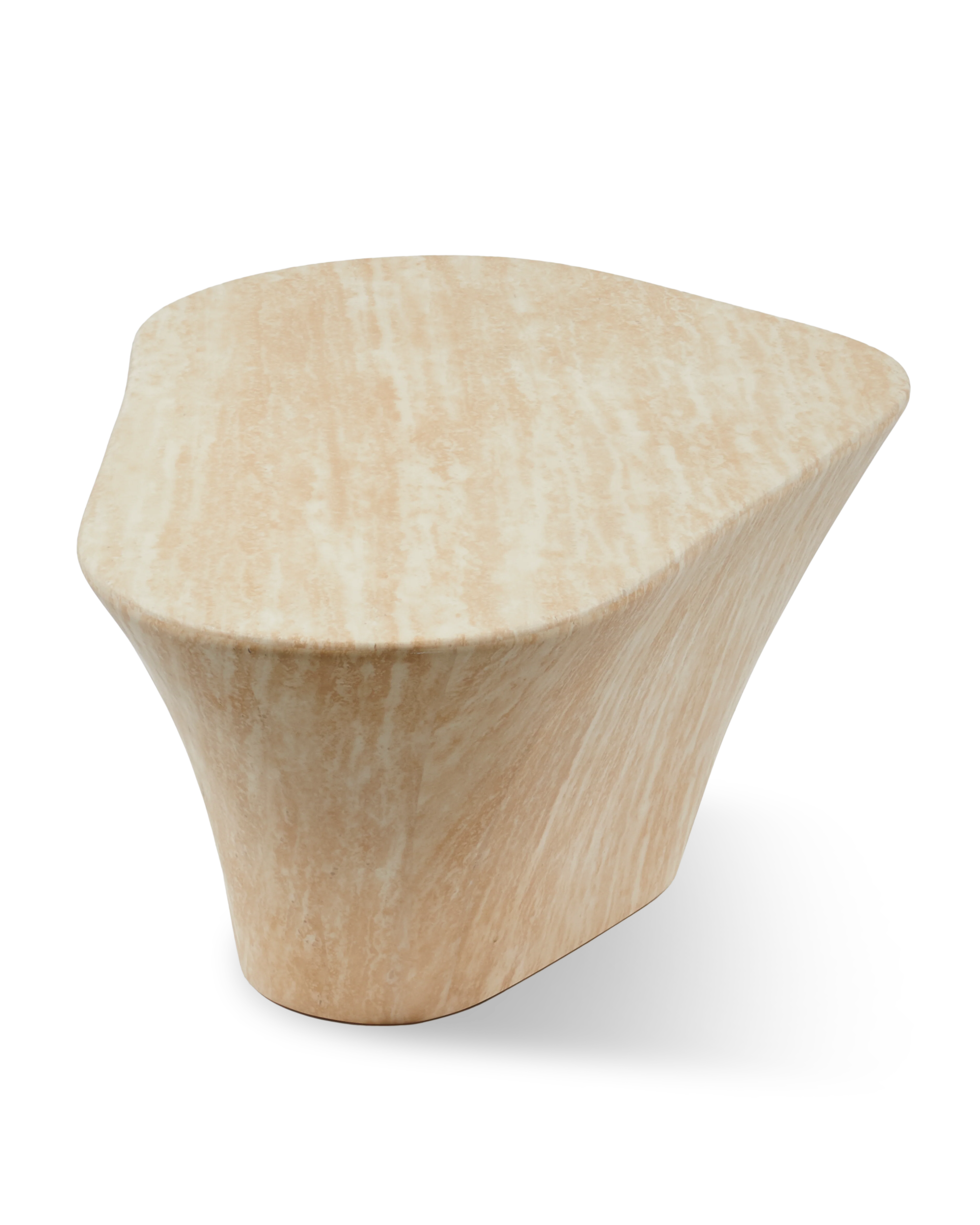 Stolik kawowy OVAL MARBLE LOOK beżowy - Image 7