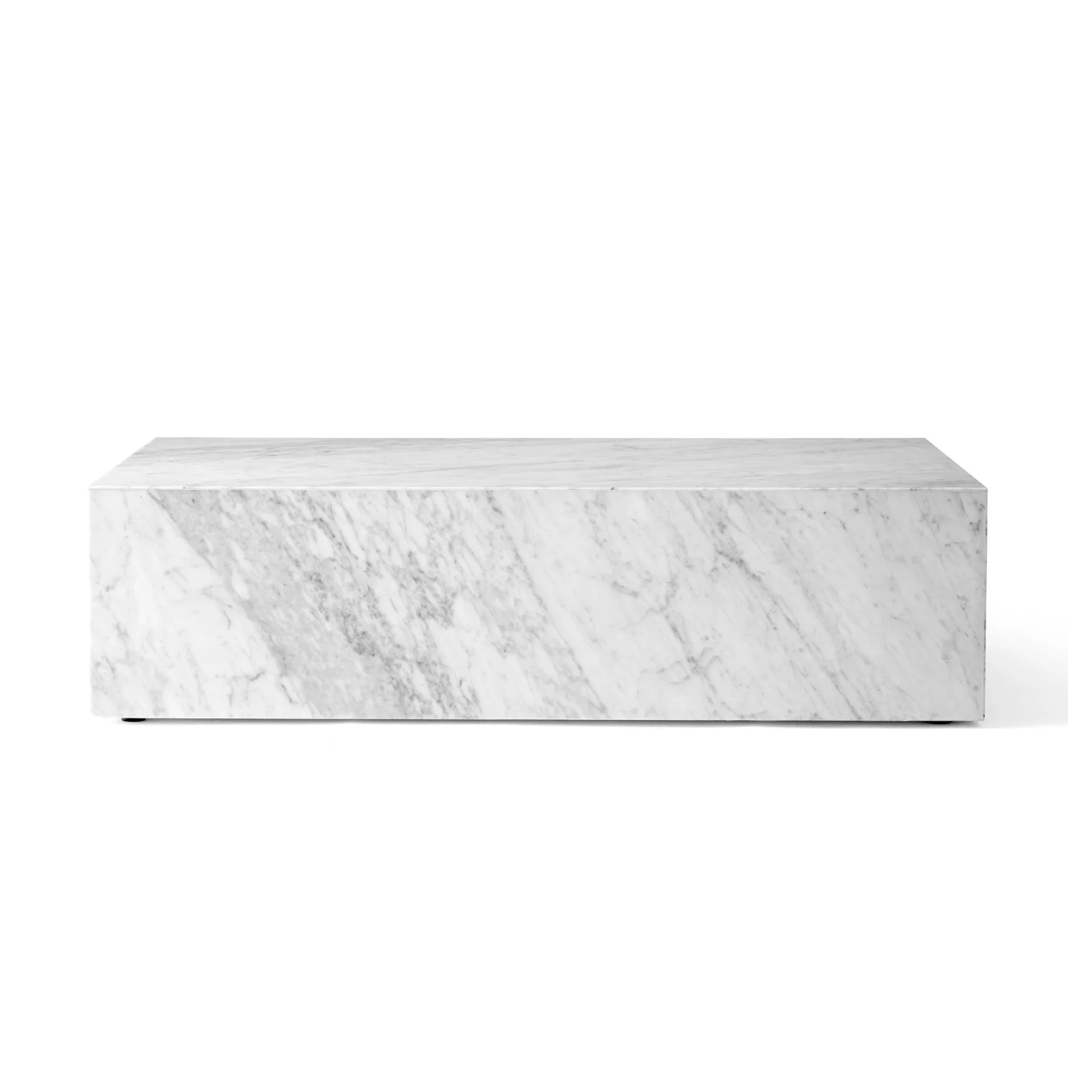 Stolik kawowy PLINTH biały marmur - Image 3
