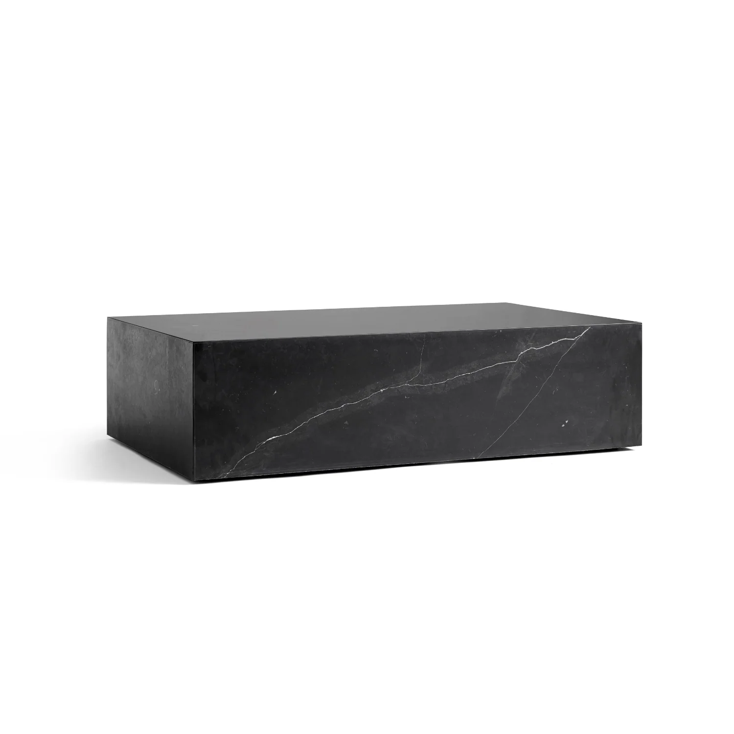 Stolik kawowy PLINTH grafitowy marmur