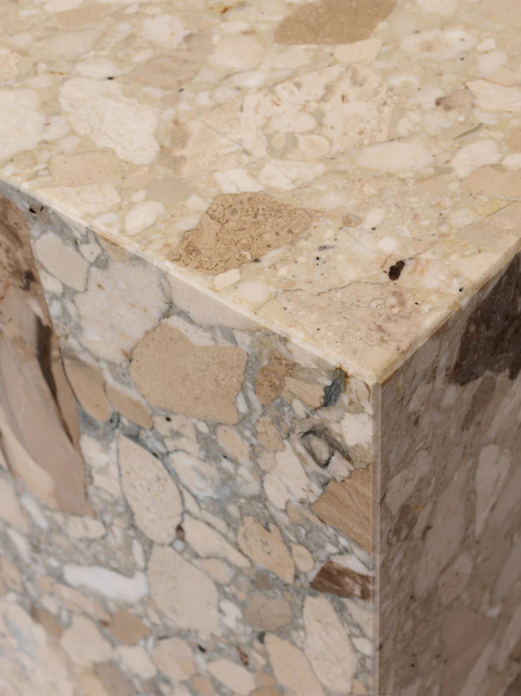 Stolik kawowy PLINTH GRAND piaskowy kamień - Image 13