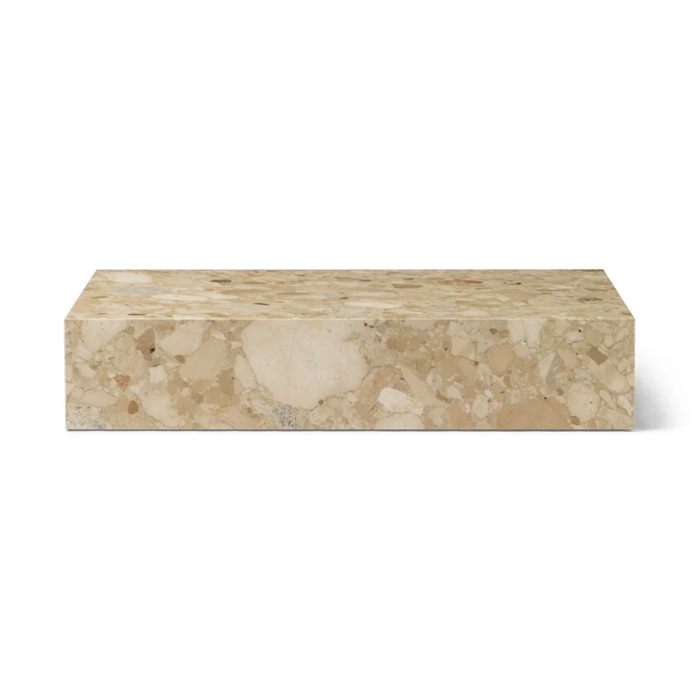 Stolik kawowy PLINTH GRAND piaskowy kamień - Image 3