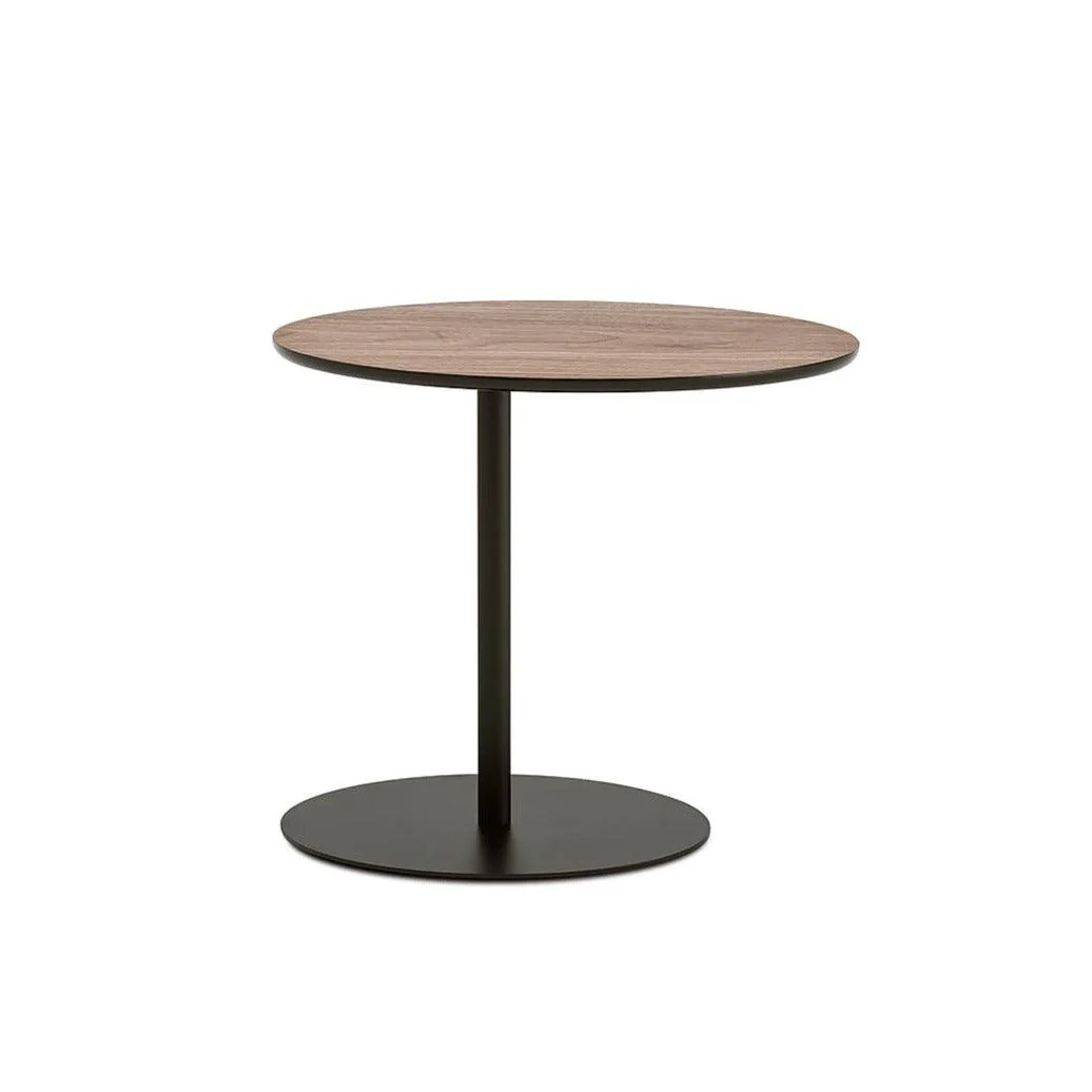 Stolik NATO OVAL fornir z czarną podstawą - Image 3