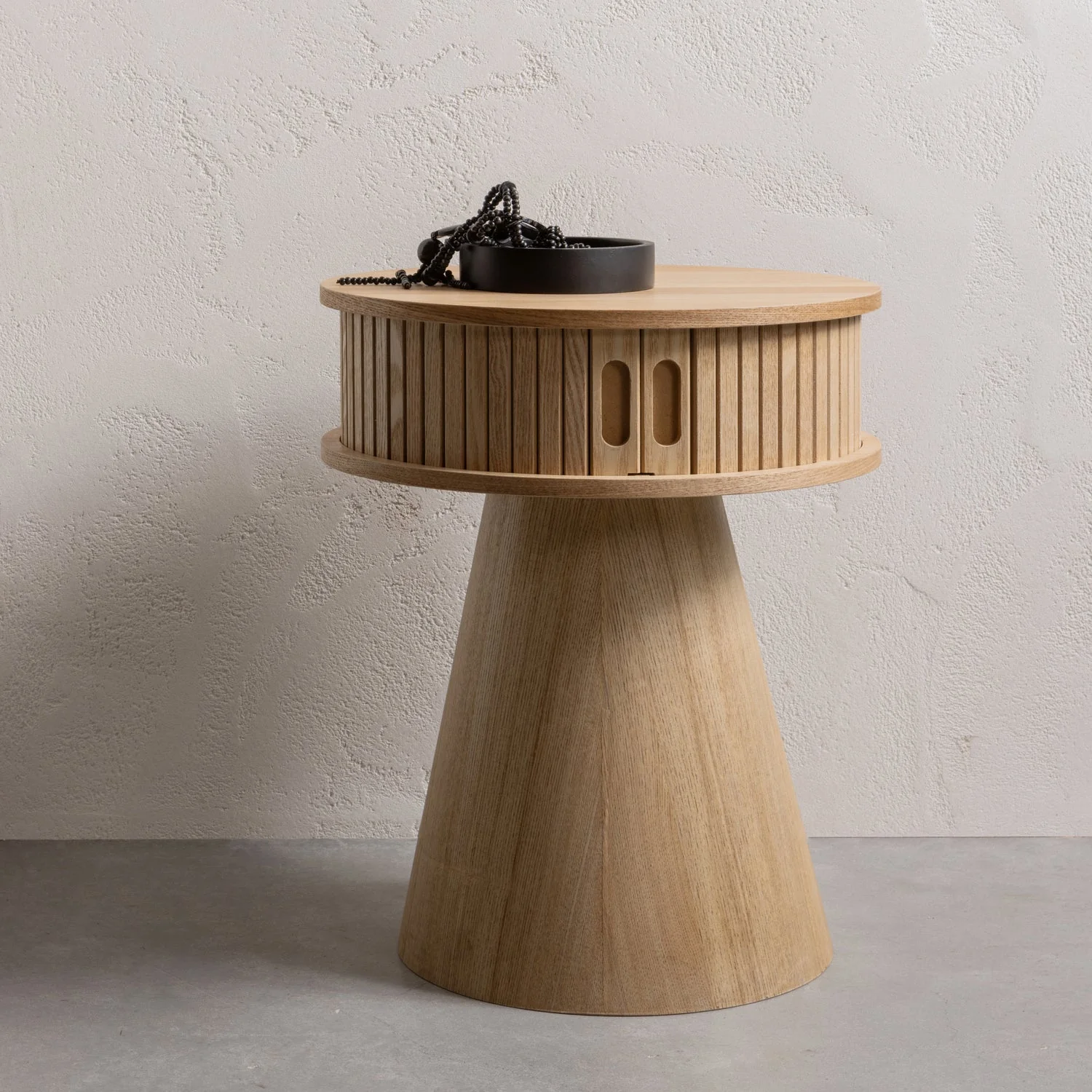 Stolik nocny KARRI drewno topolowe - Image 3