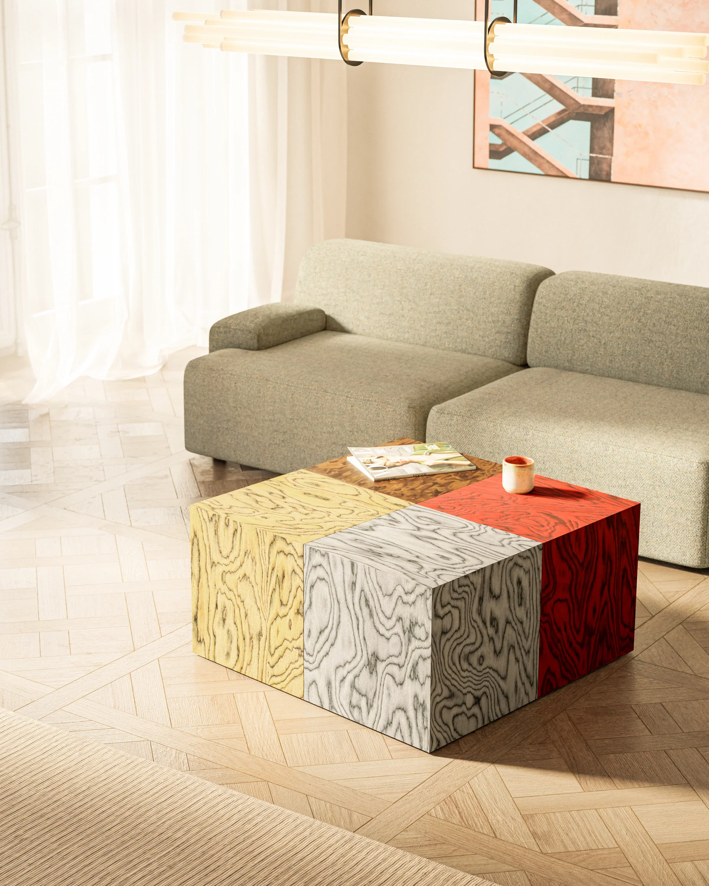 Stolik pomocniczy CUBE Sottsass - Image 3