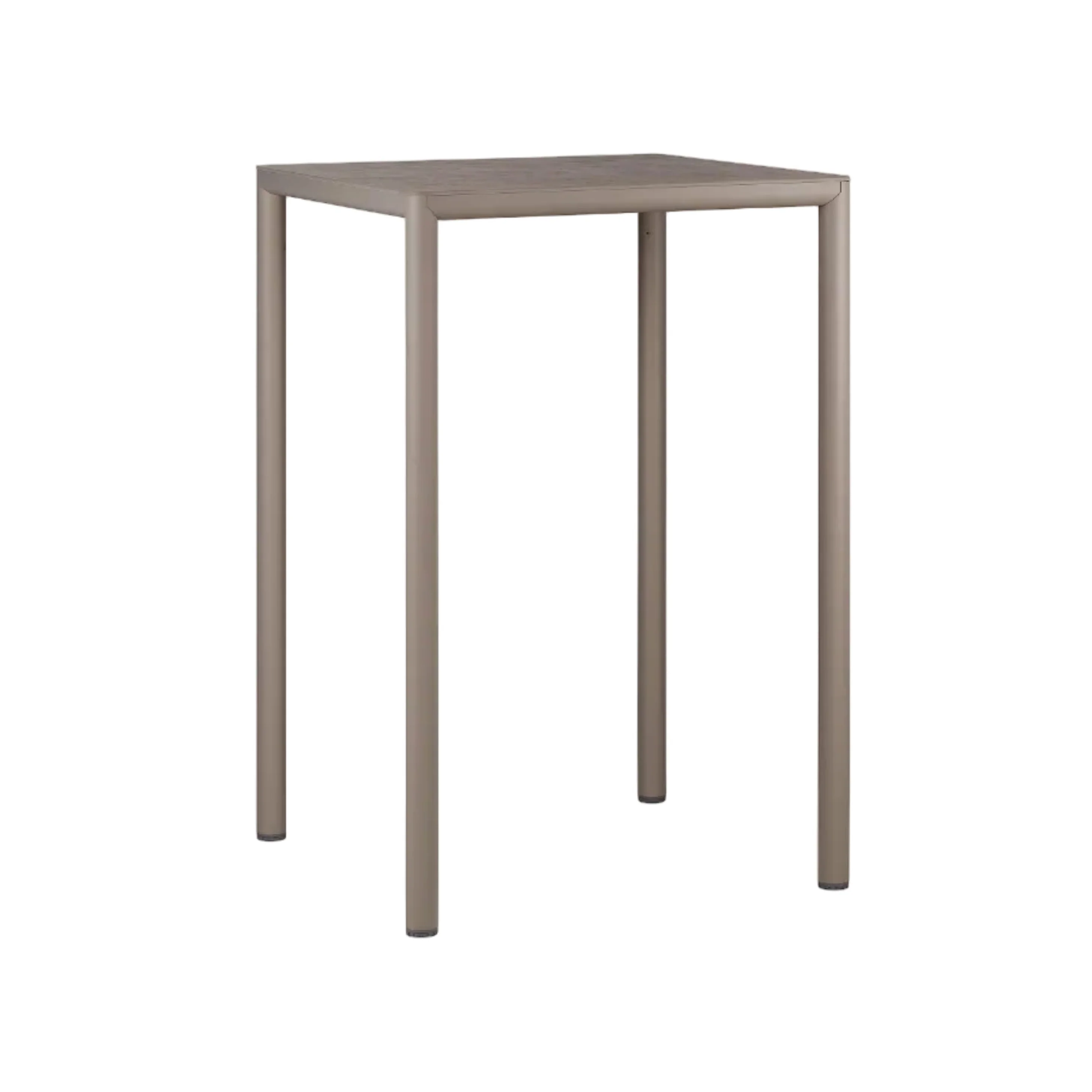 Stolik zewnętrzny kwadratowy PIAVE HIGH taupe