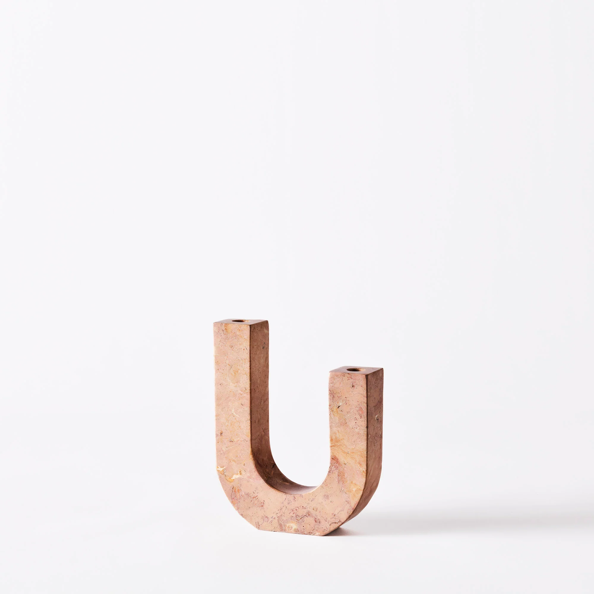 Świecznik ARCO pomarańczowy marmur - Image 7