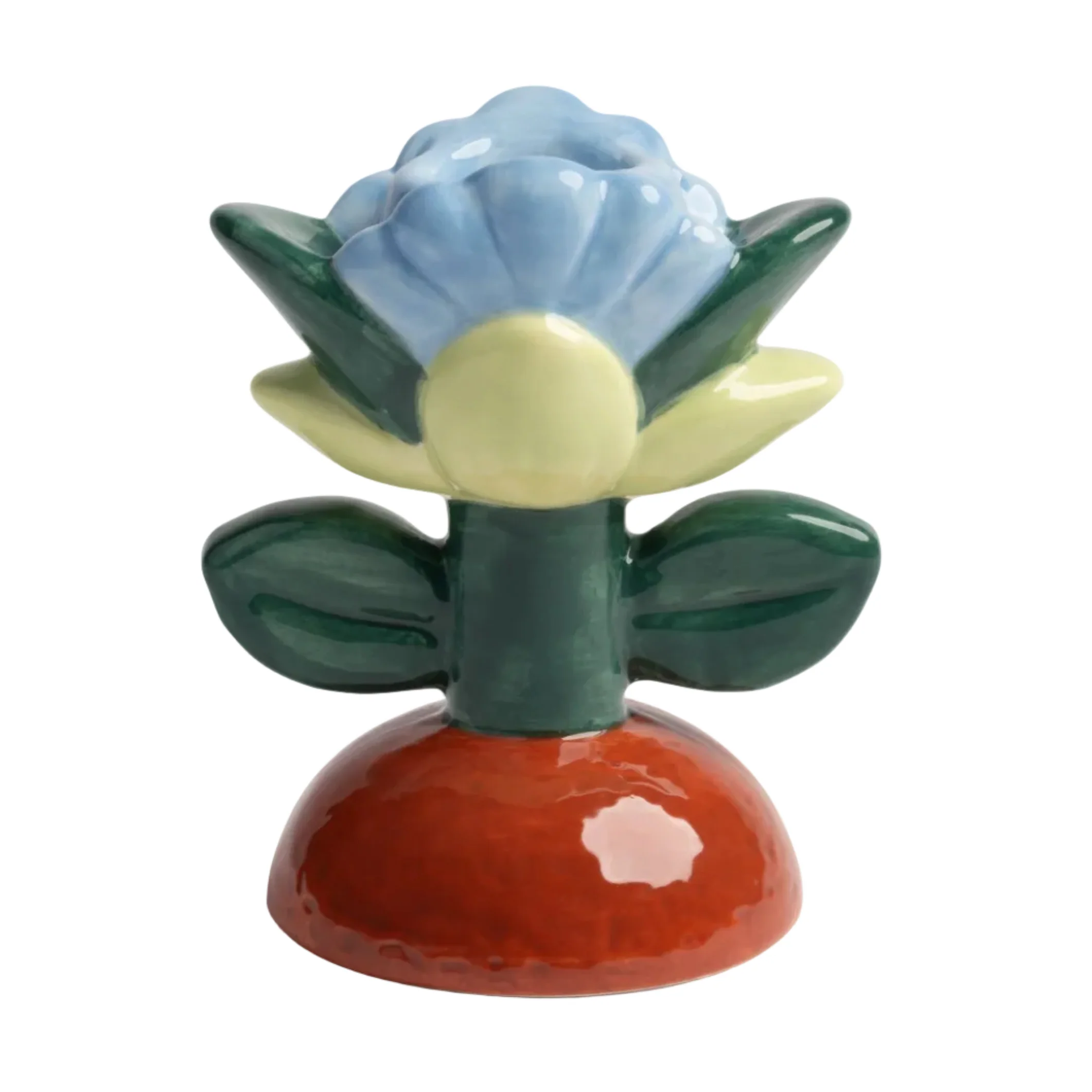 Świecznik BLUME zielony z niebieskim i czerwonym - Image 3