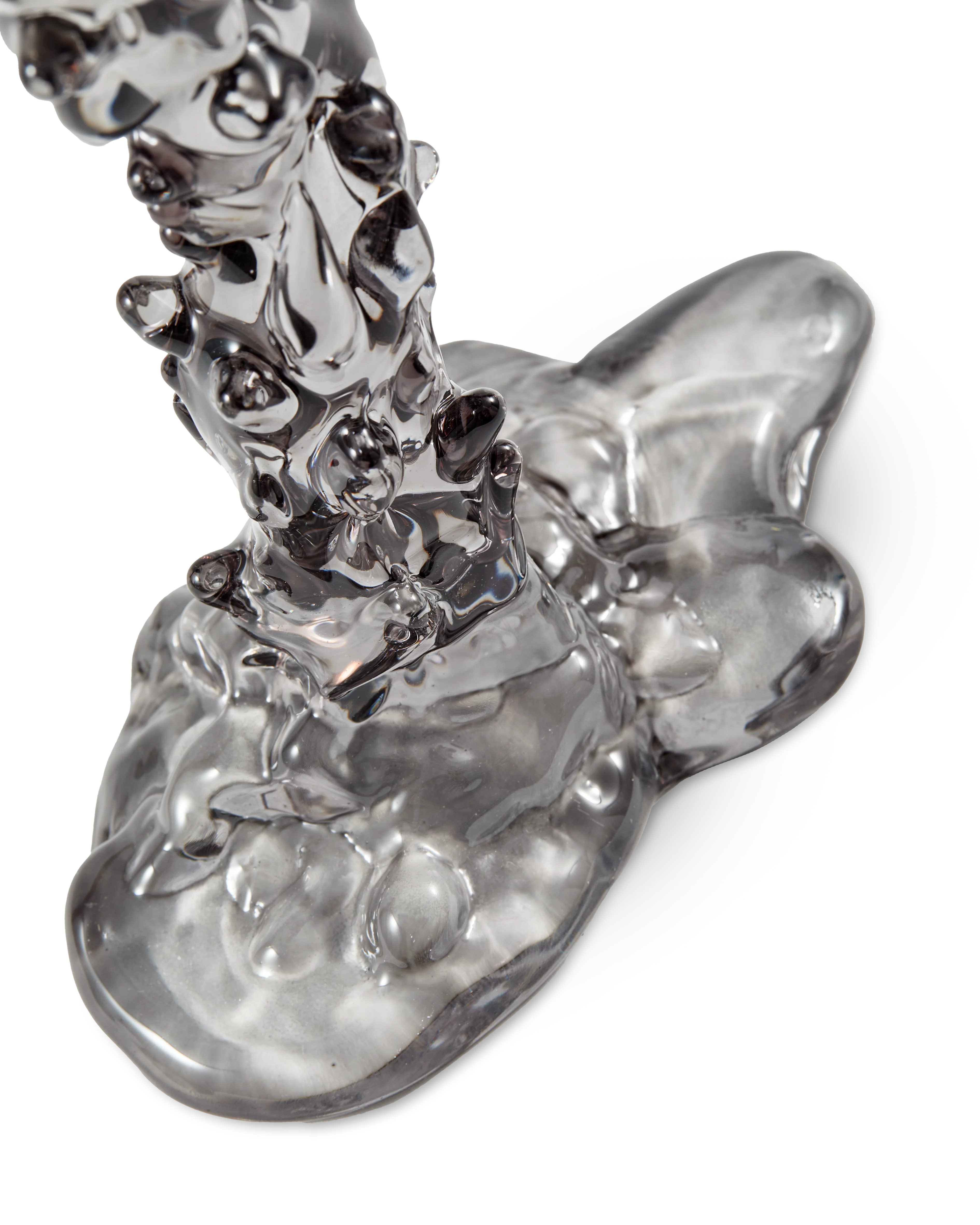 Świecznik GLASS DRIP czarny - Image 4