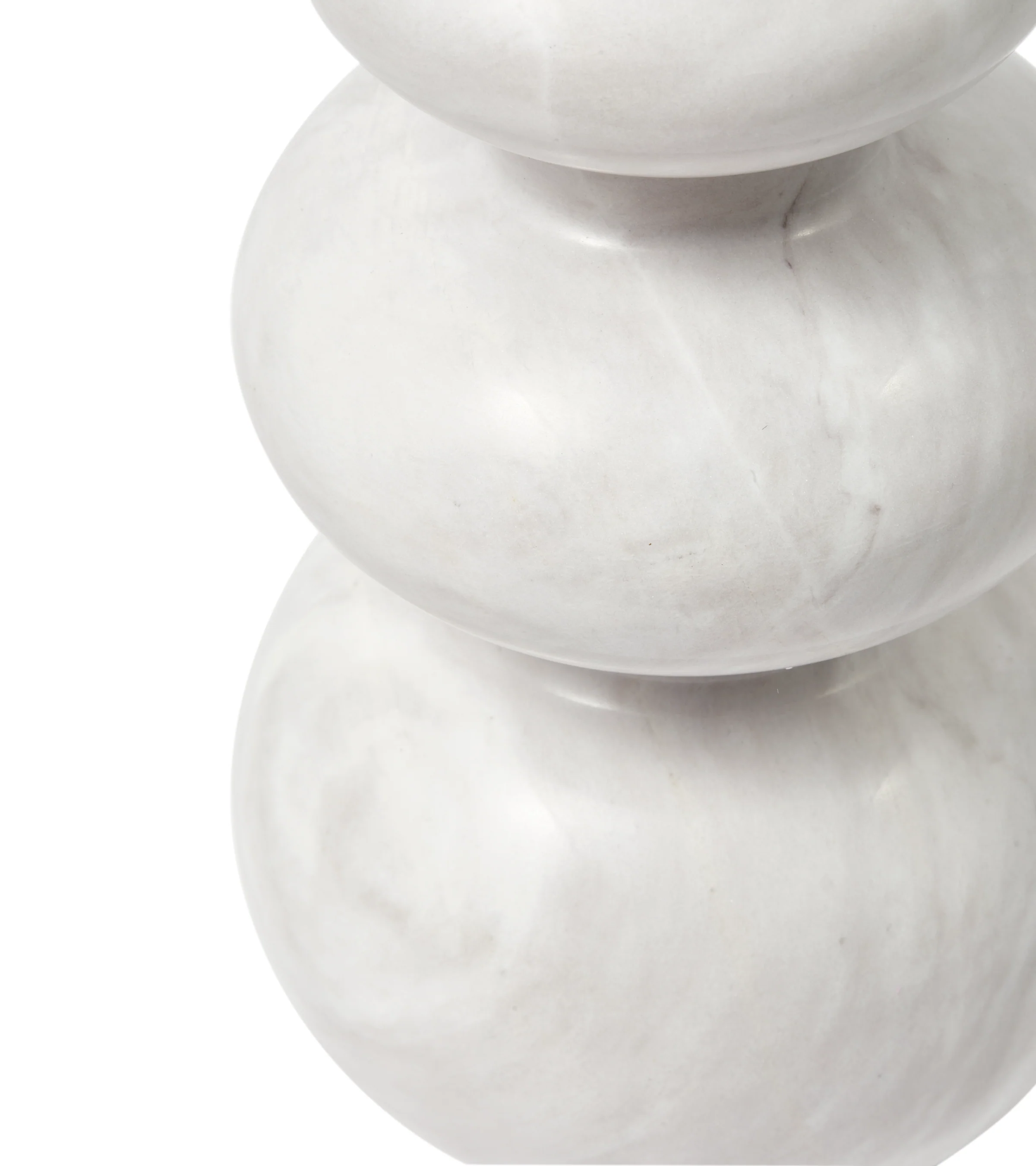 Świecznik HERITAGE SPHERE biały marmur - Image 6