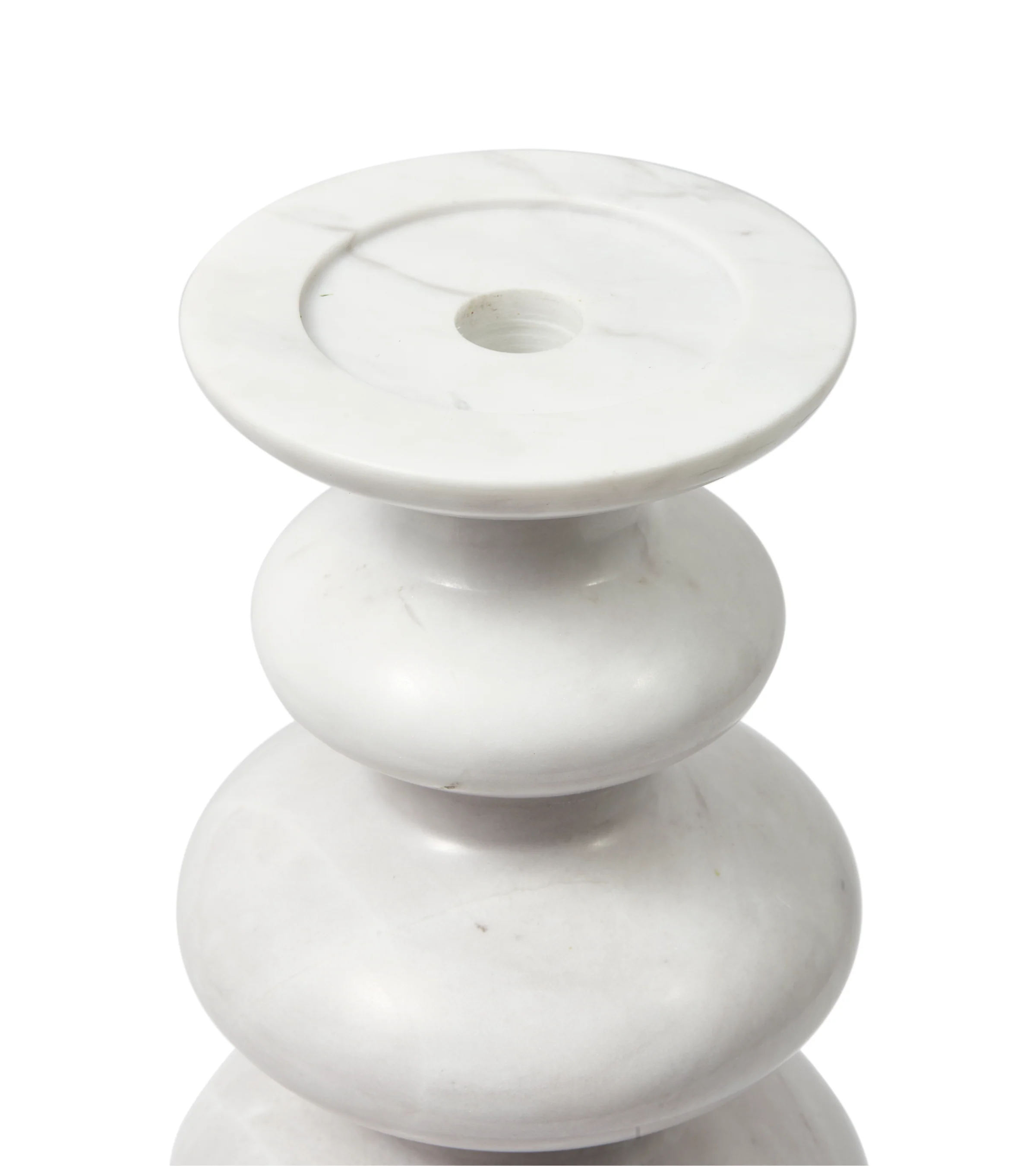 Świecznik HERITAGE SPHERE biały marmur - Image 7