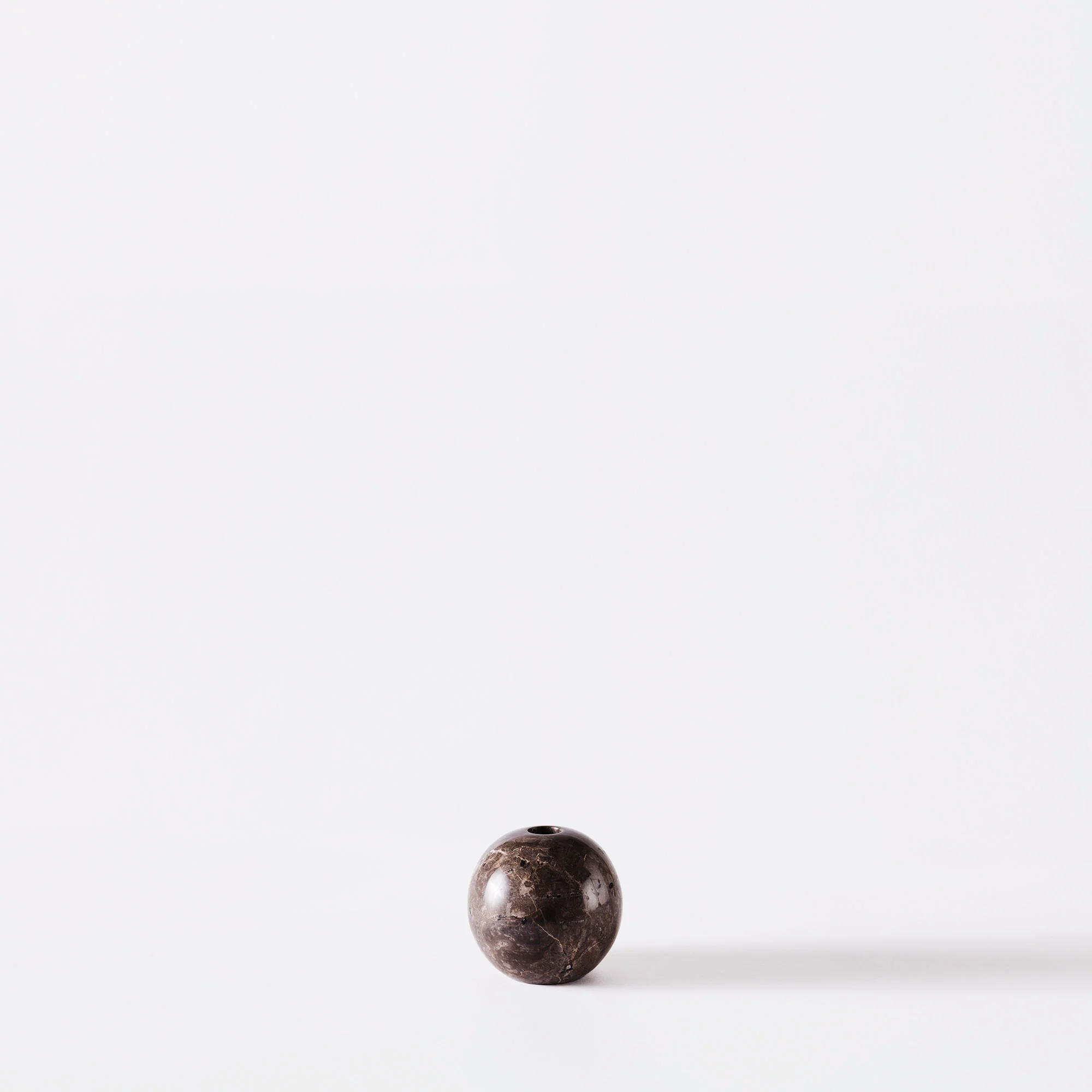 Świecznik SPHERE brązowy marmur - Image 6