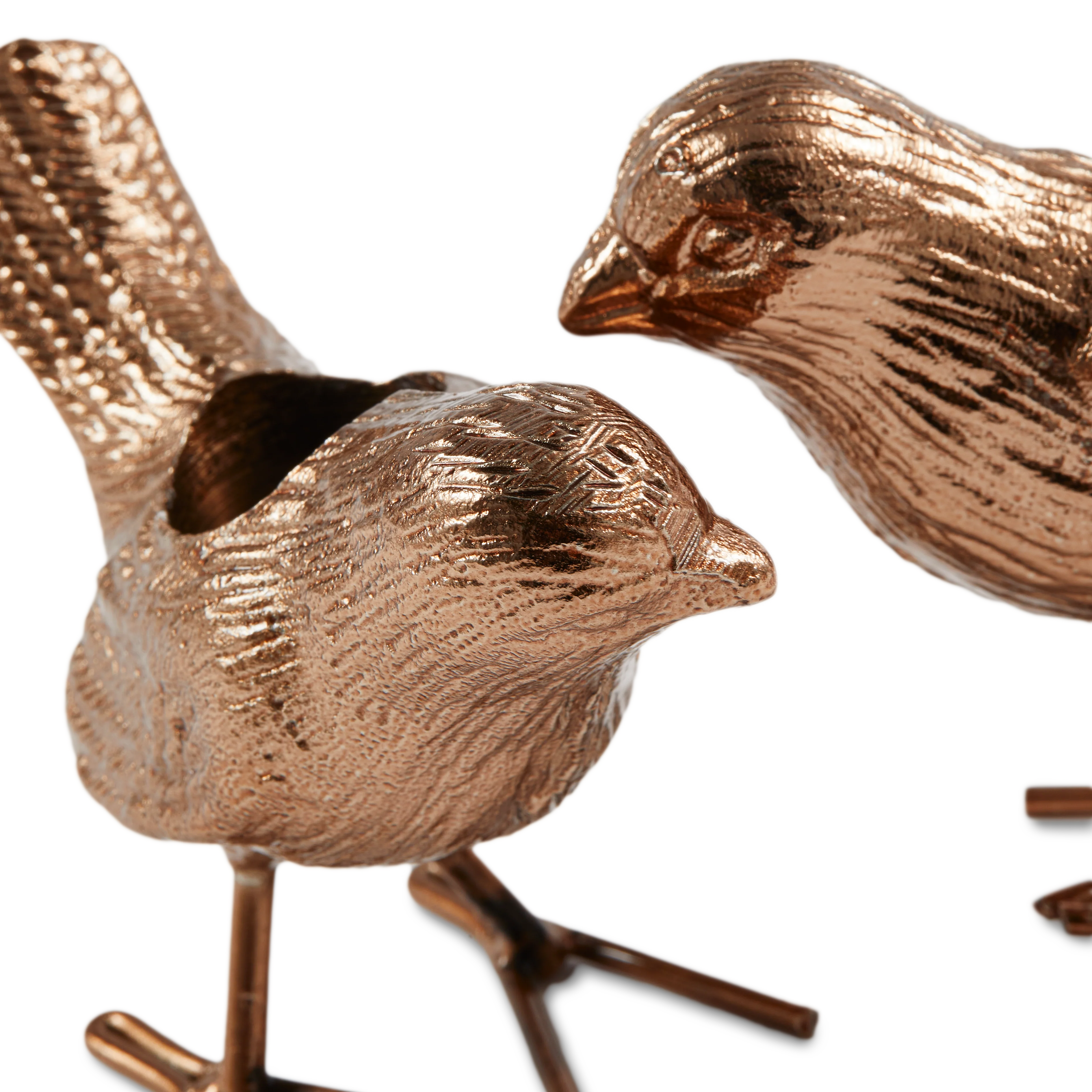 Świeczniki FLOCK OF BIRDS jasnoróżowy złoty - Image 7